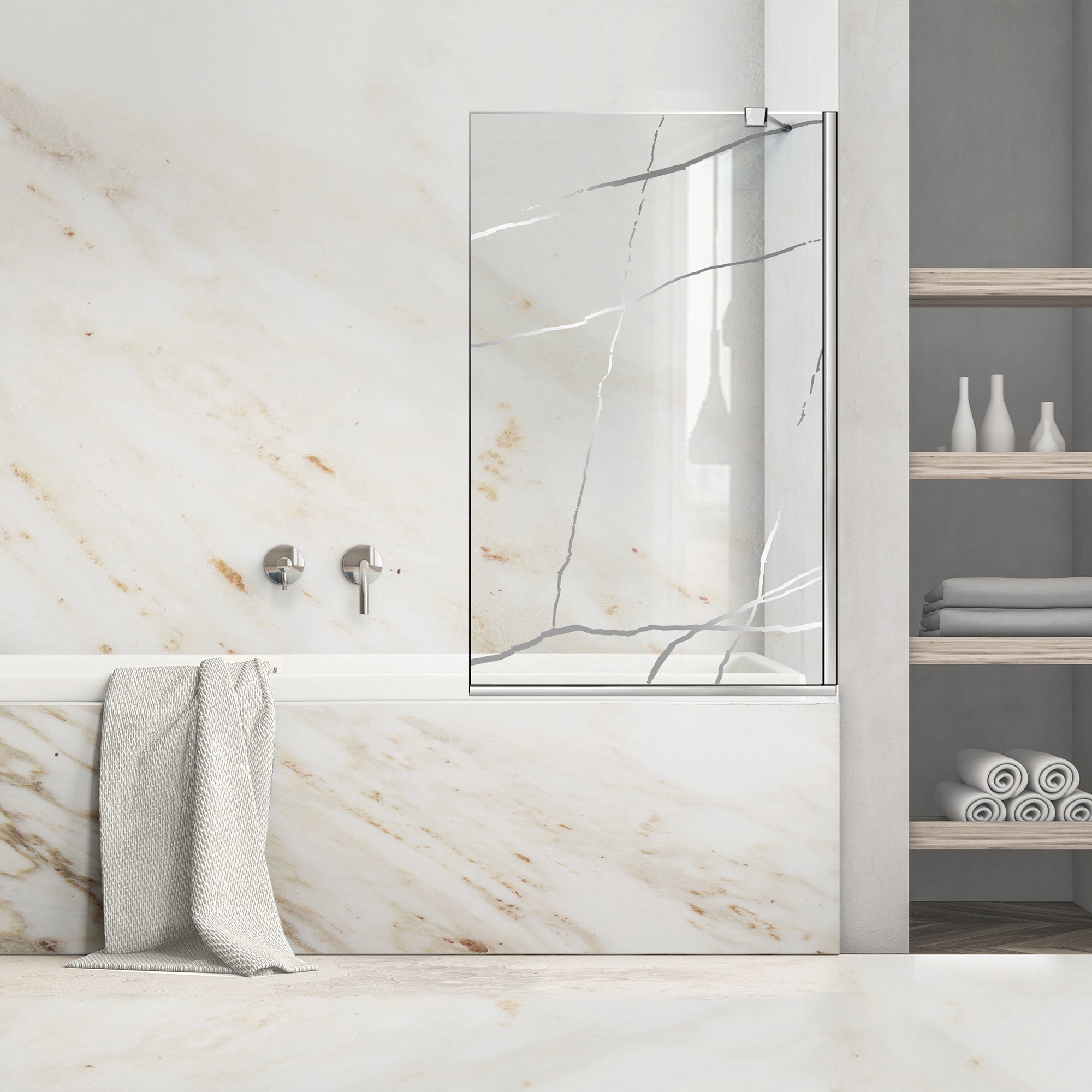 Bath screen, Bath screen Stainless steel
