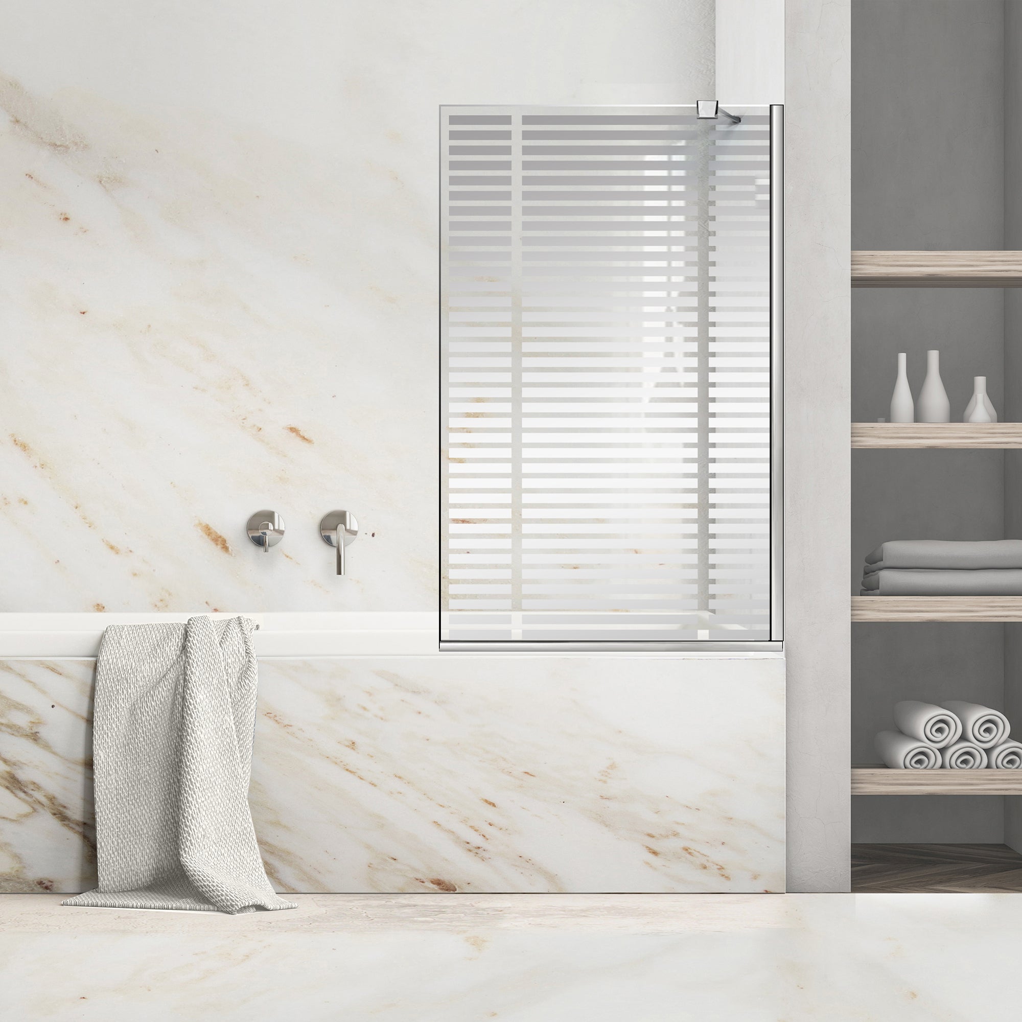 Bath screen, Bath screen Stainless steel