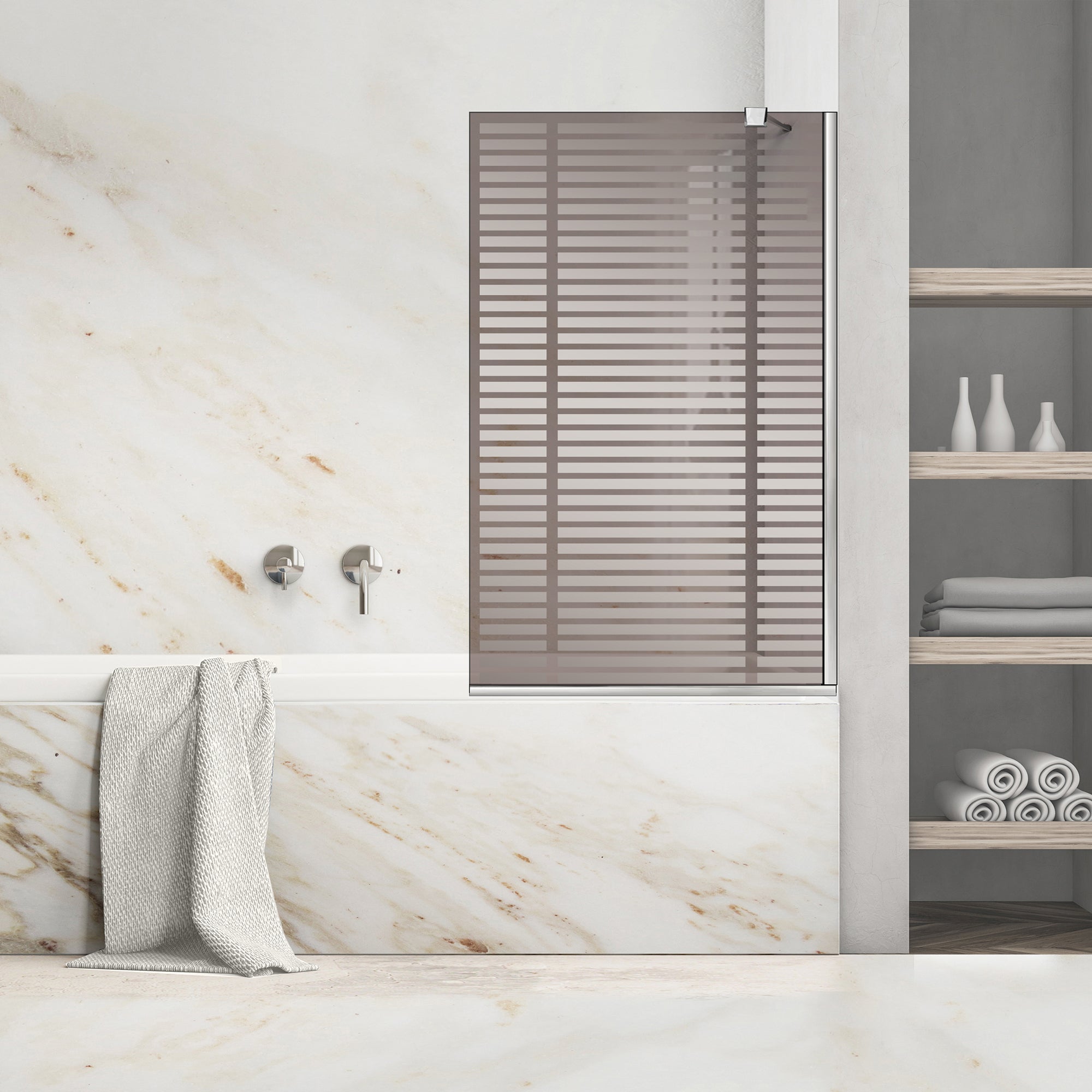 Bath screen, Bath screen Stainless steel