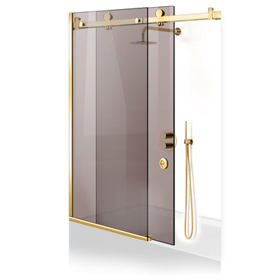 Bath screen, Bath screen Stainless steel #Bronze