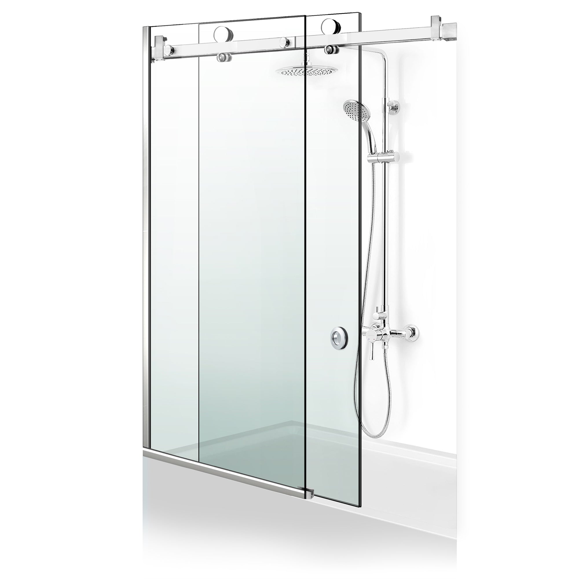 Bath screen, Bath screen Stainless steel #Clear
