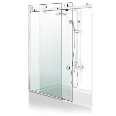 Bath screen, Bath screen Stainless steel #Clear