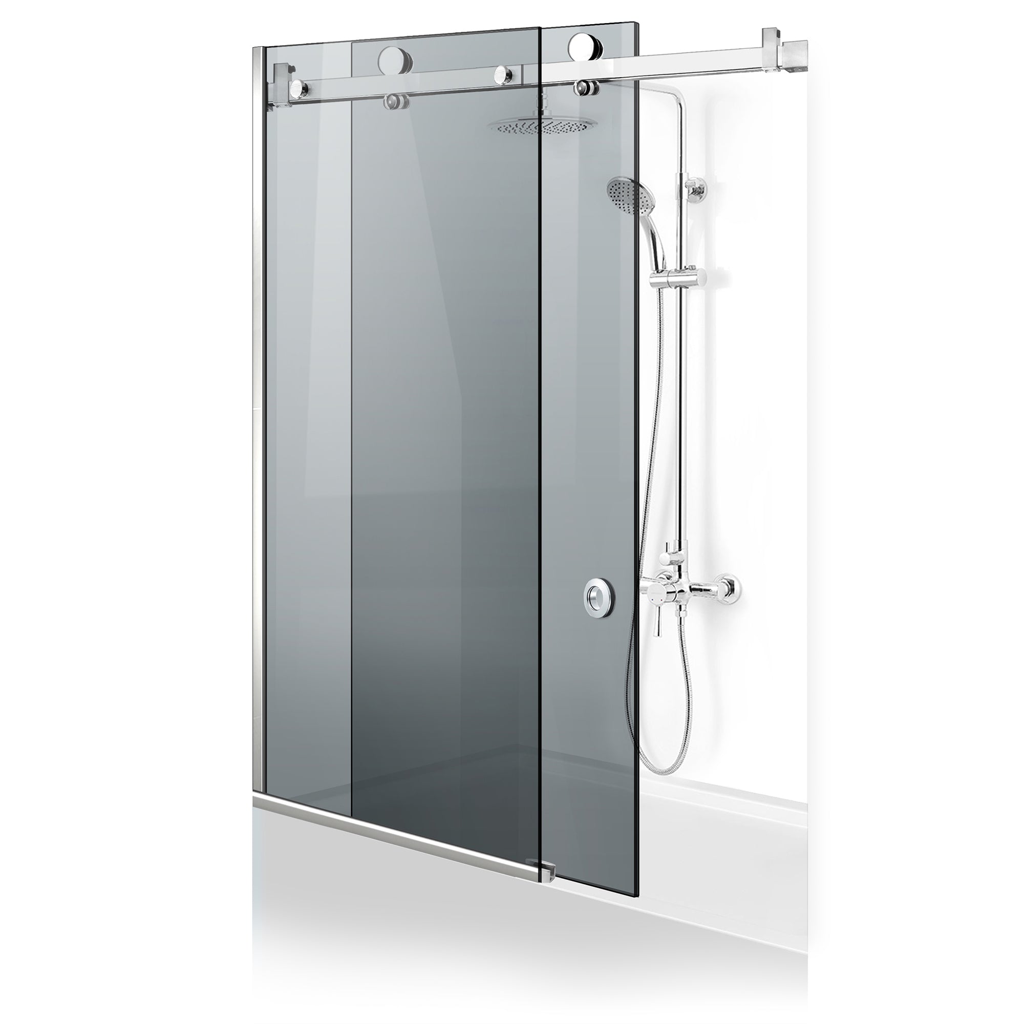 Bath screen, Bath screen Stainless steel #Grey