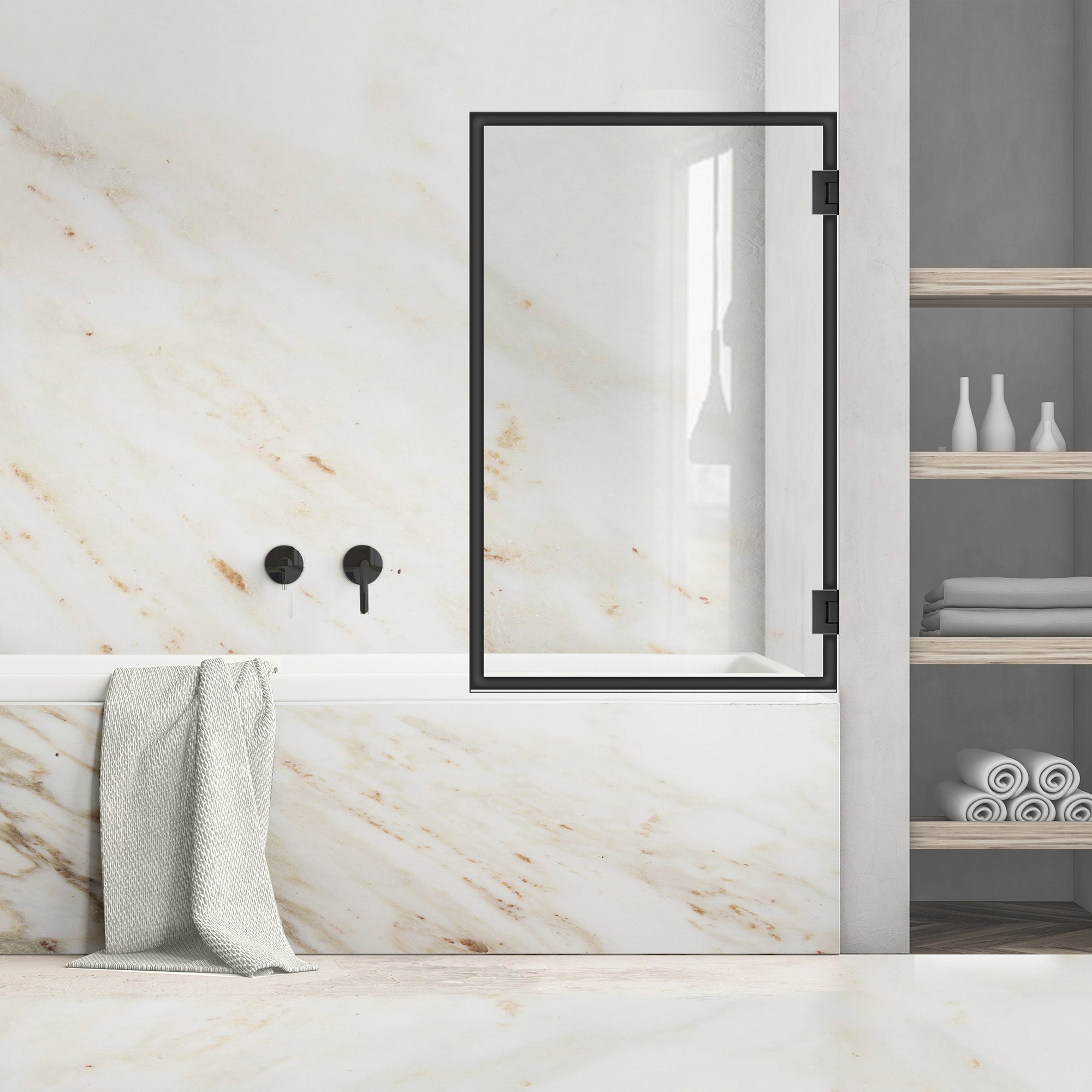 Bath screen, Bath screen Stainless steel