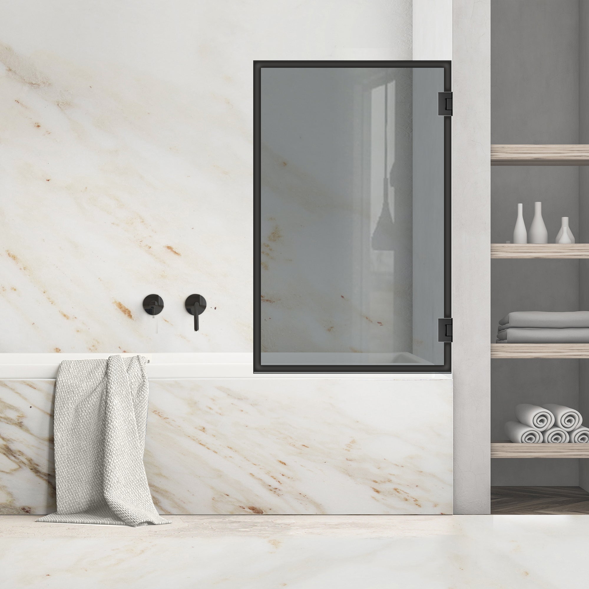 Bath screen, Bath screen Stainless steel