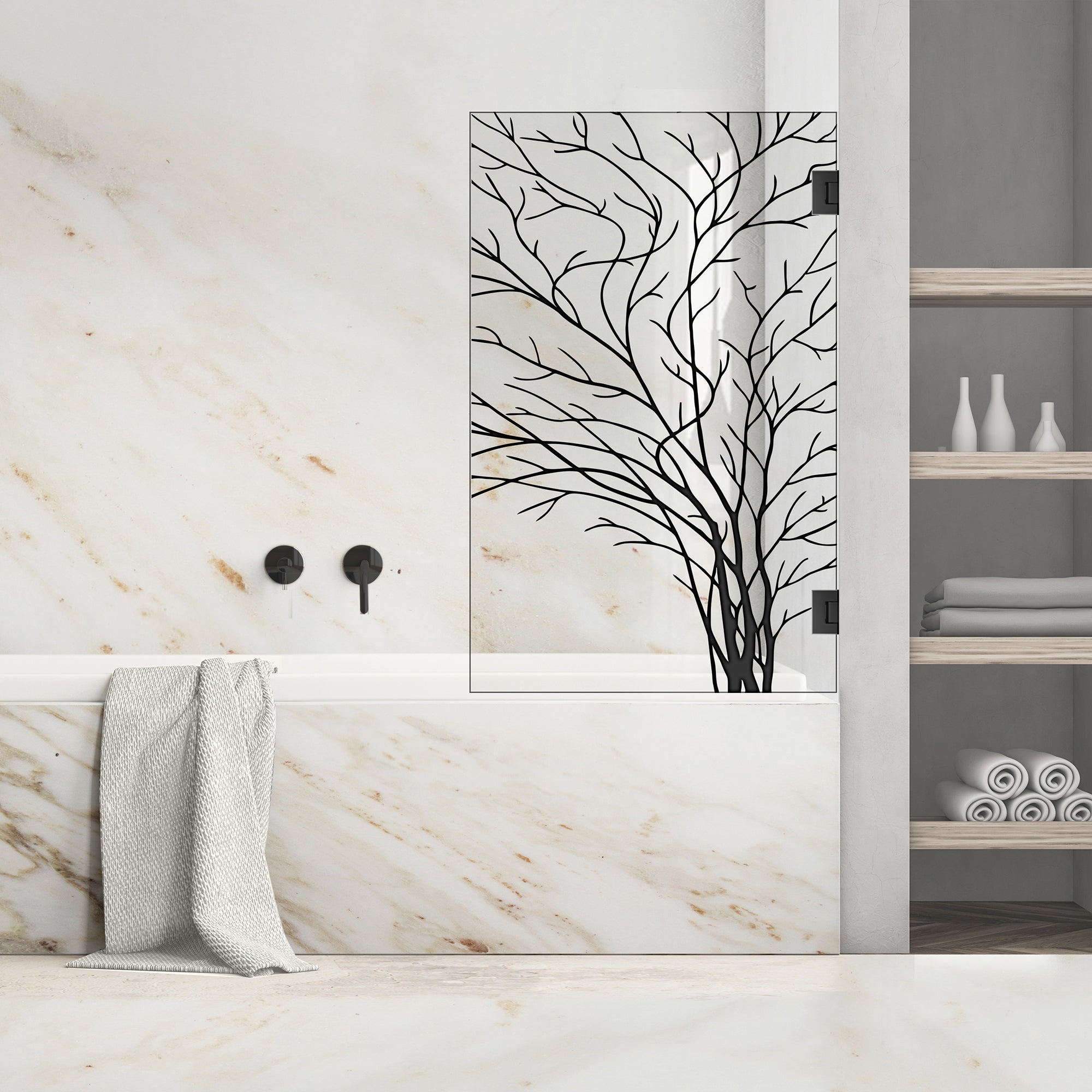 Bath screen, Bath screen Stainless steel