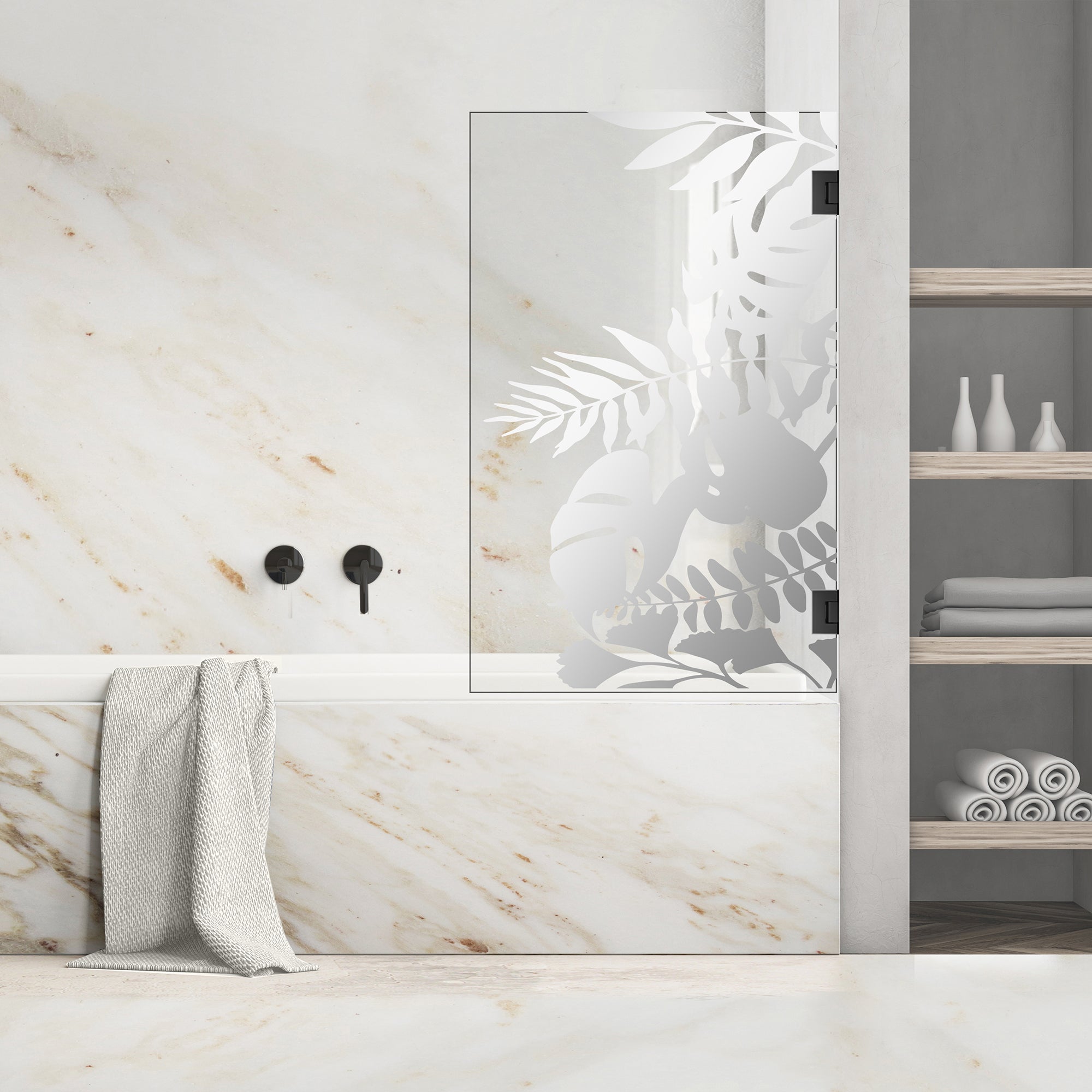 Bath screen, Bath screen Stainless steel