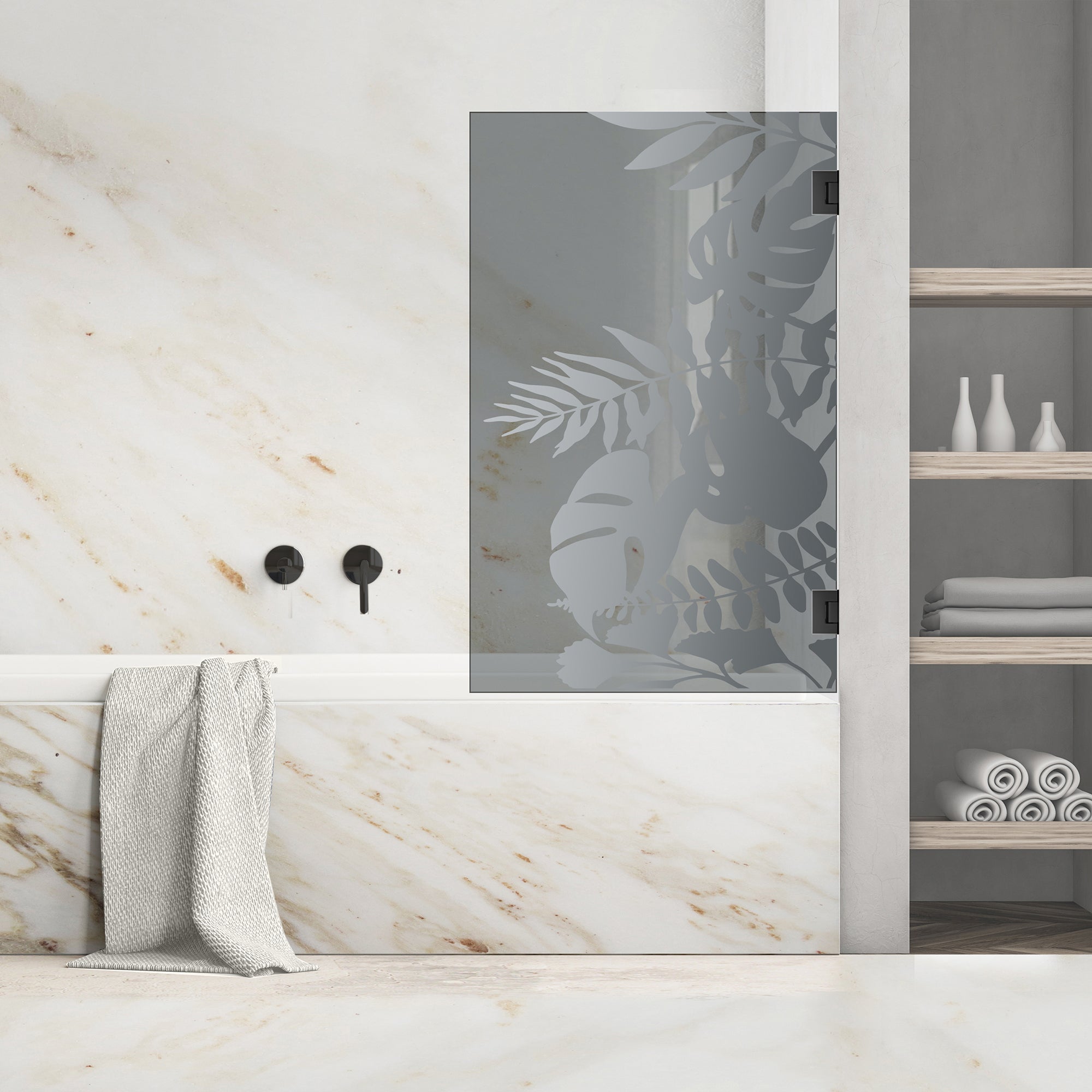 Bath screen, Bath screen Stainless steel