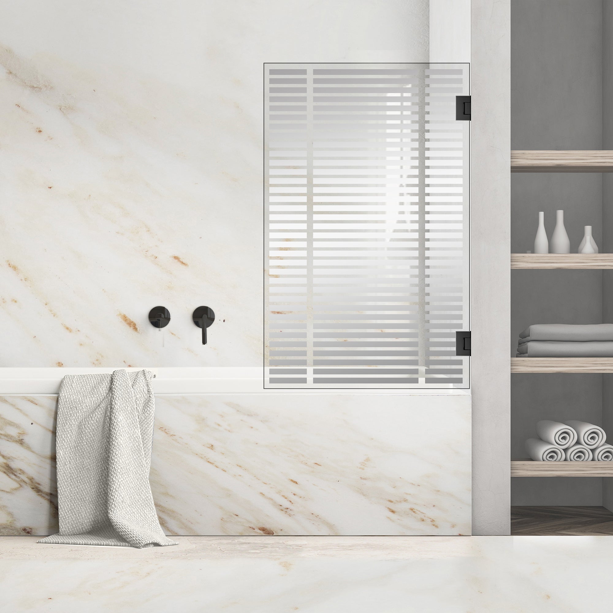 Bath screen, Bath screen Stainless steel