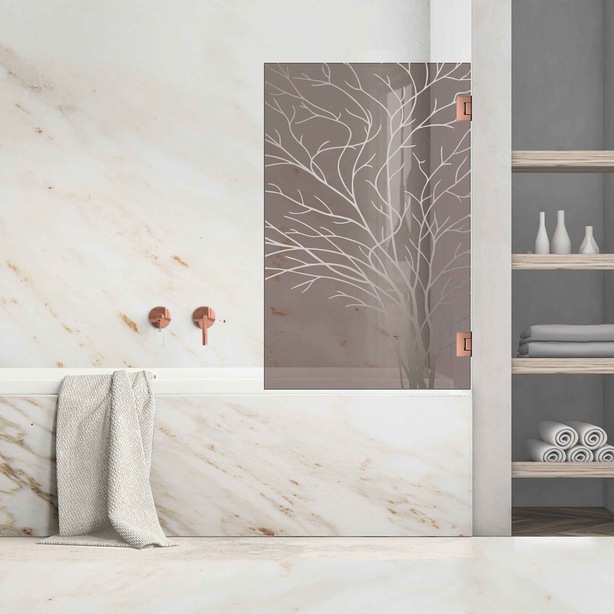 Bath screen, Bath screen Stainless steel