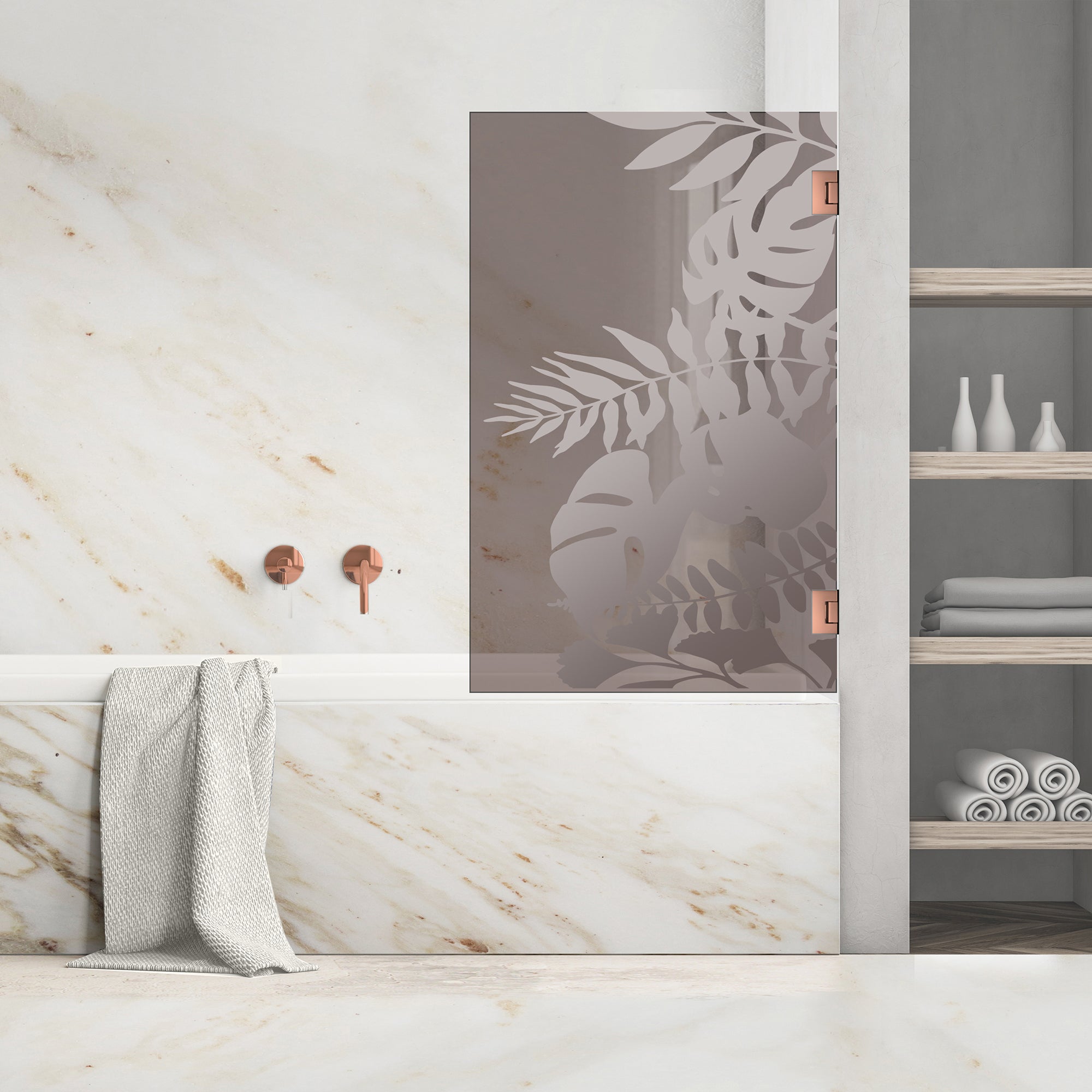 Bath screen, Bath screen Stainless steel