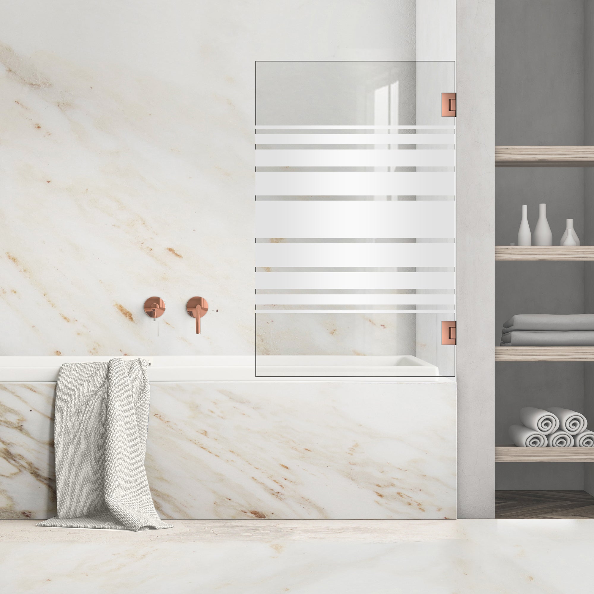 Bath screen, Bath screen Stainless steel