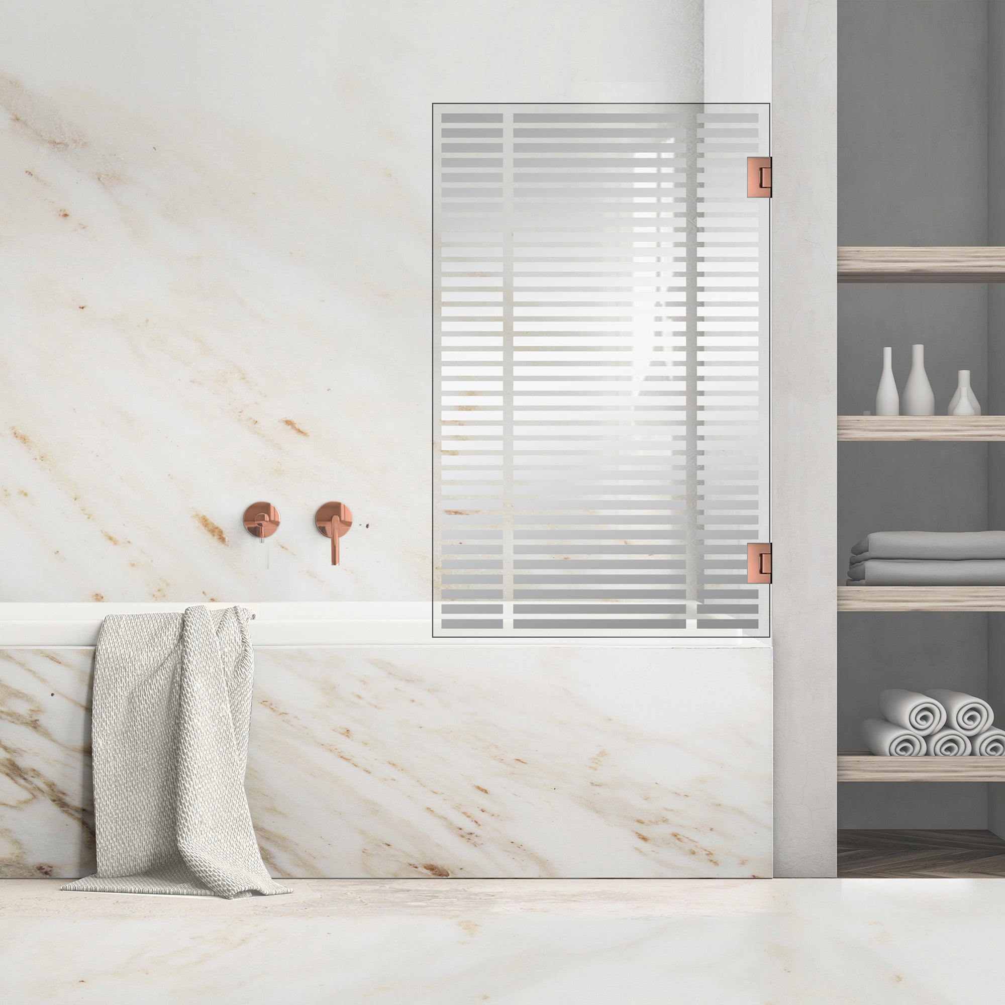 Bath screen, Bath screen Stainless steel