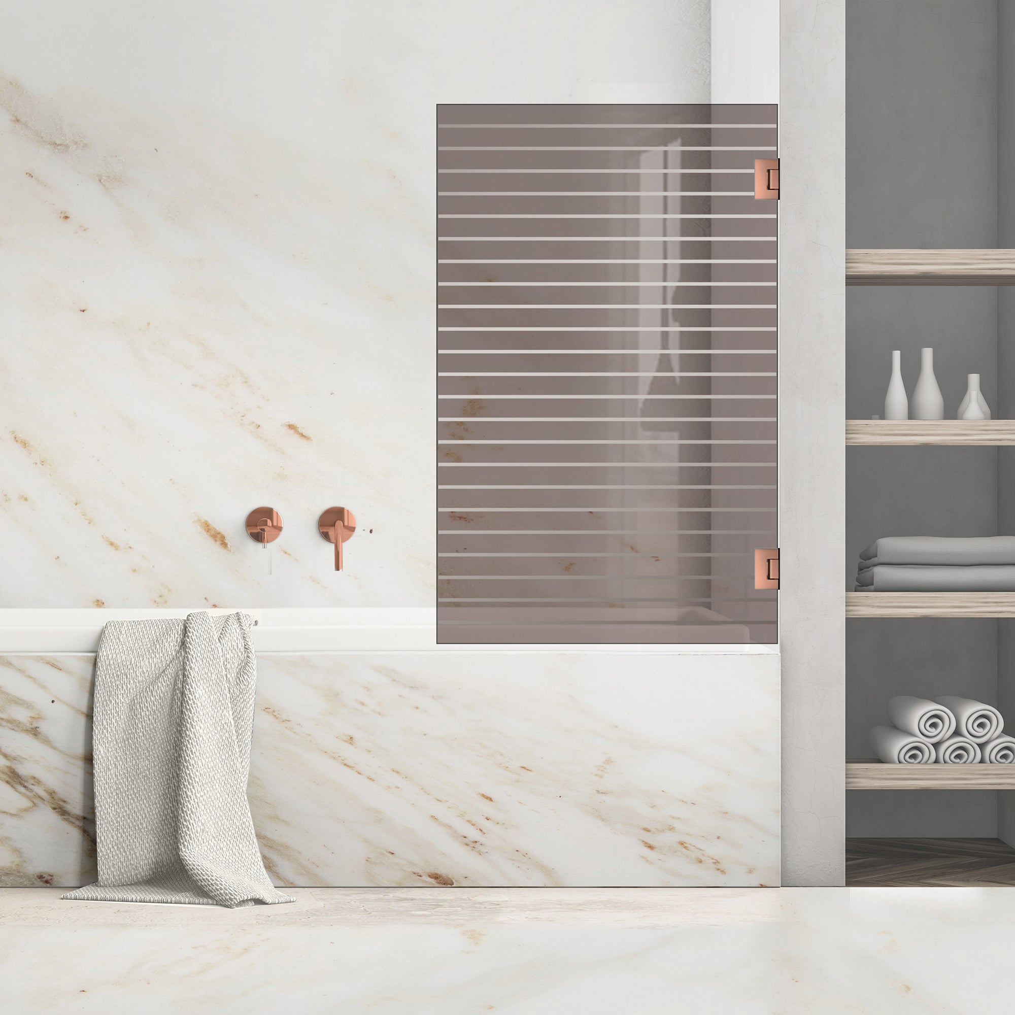 Bath screen, Bath screen Stainless steel