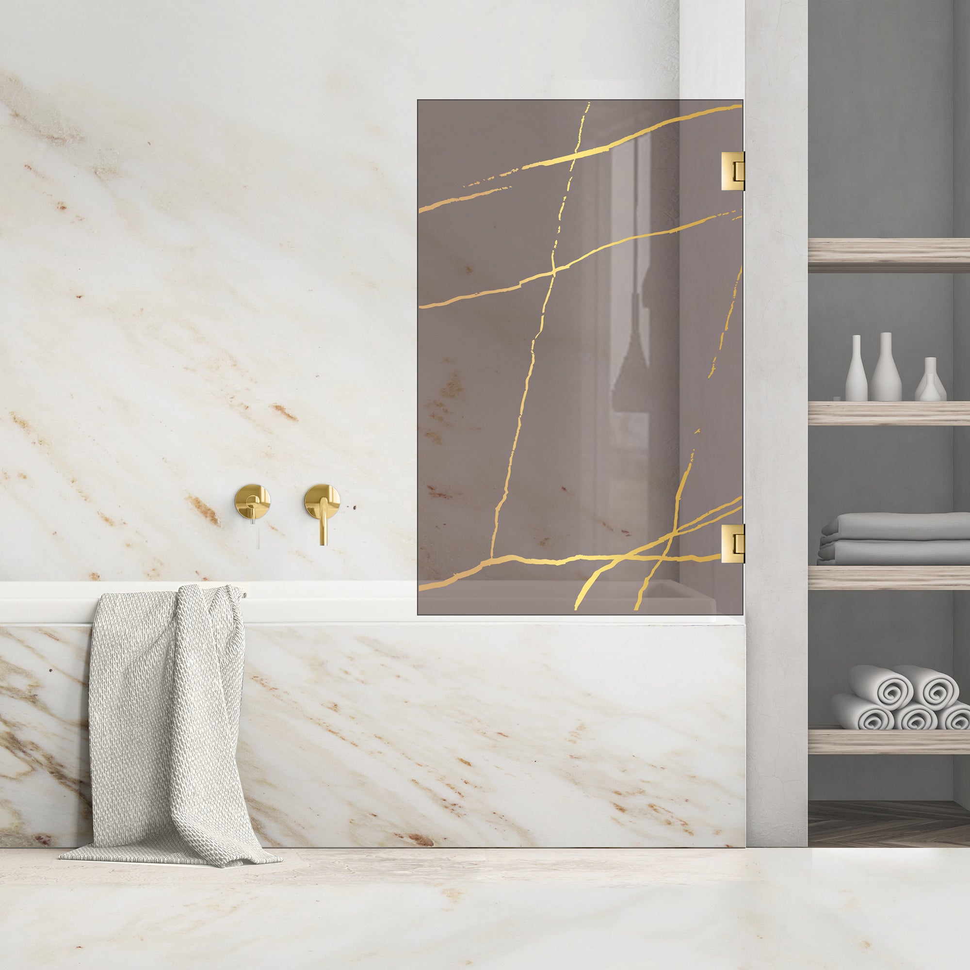 Bath screen, Bath screen Stainless steel