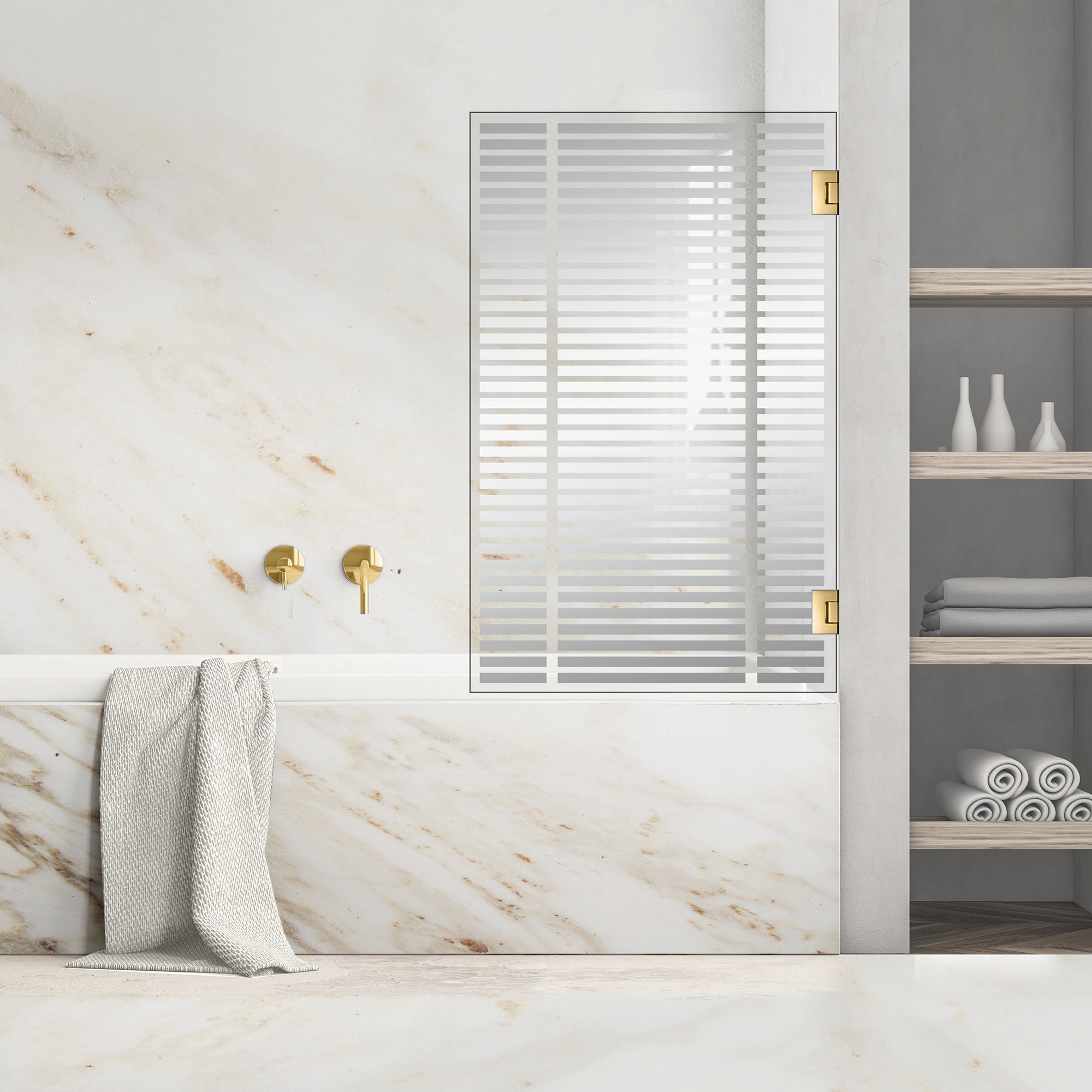 Bath screen, Bath screen Stainless steel
