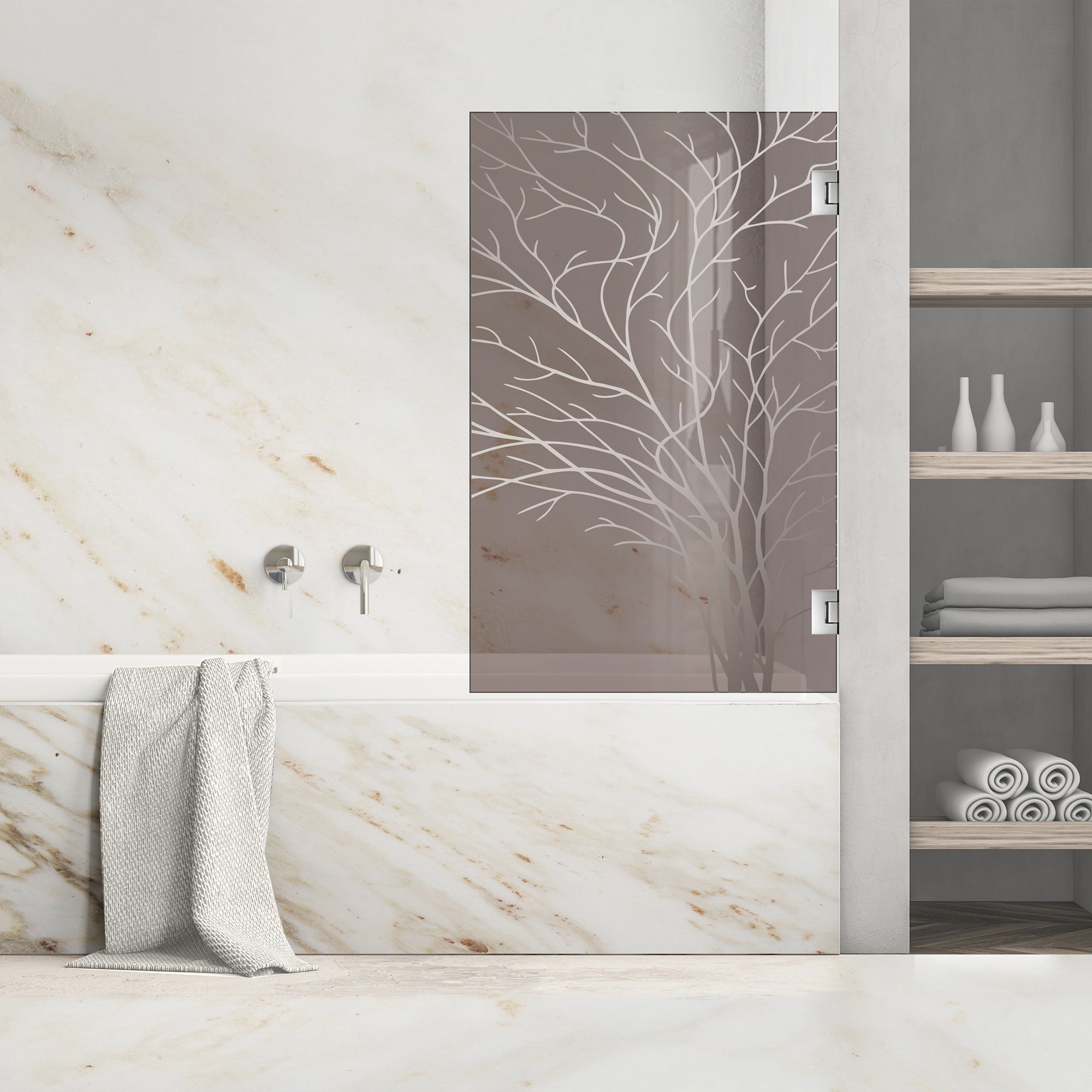 Bath screen, Bath screen Stainless steel