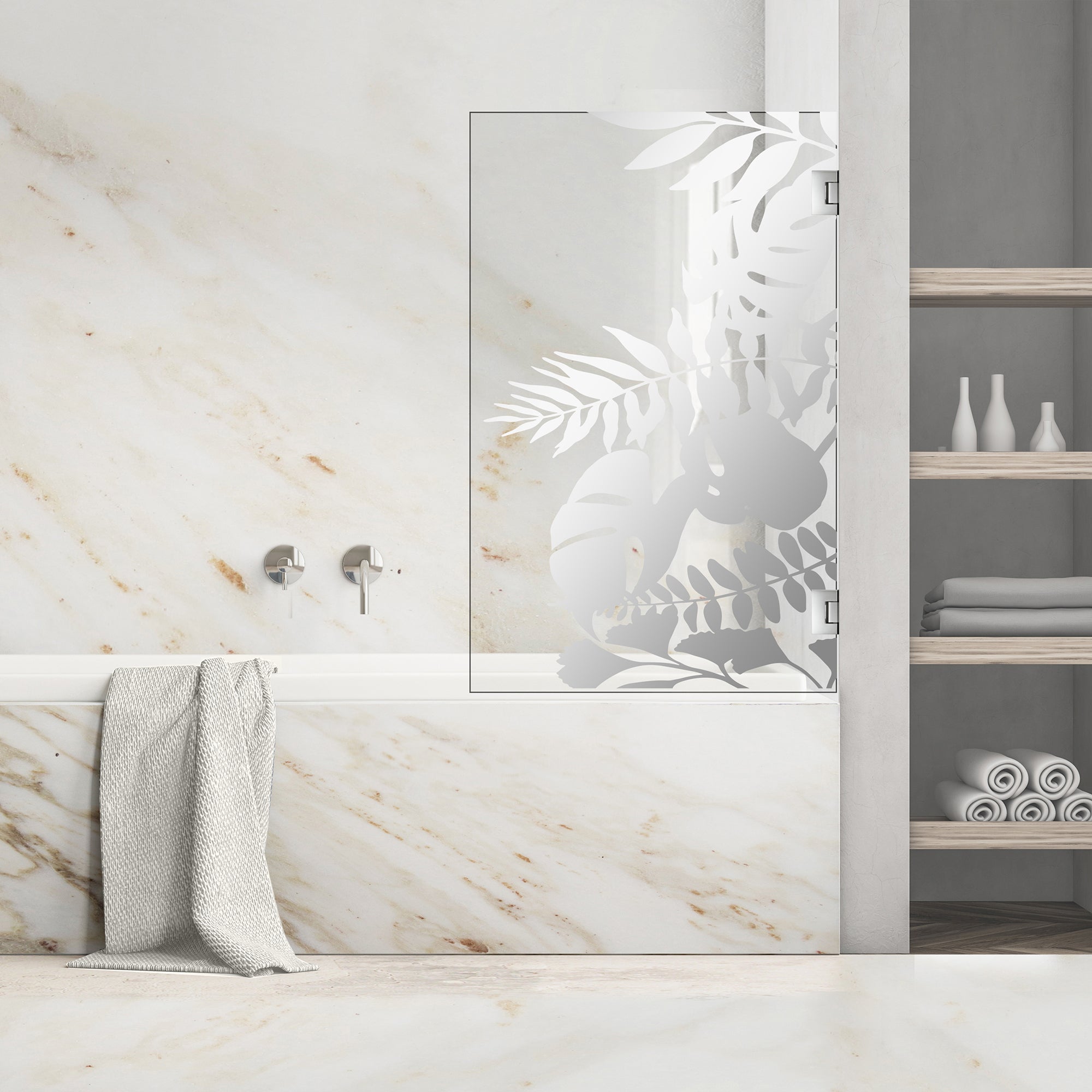 Bath screen, Bath screen Stainless steel