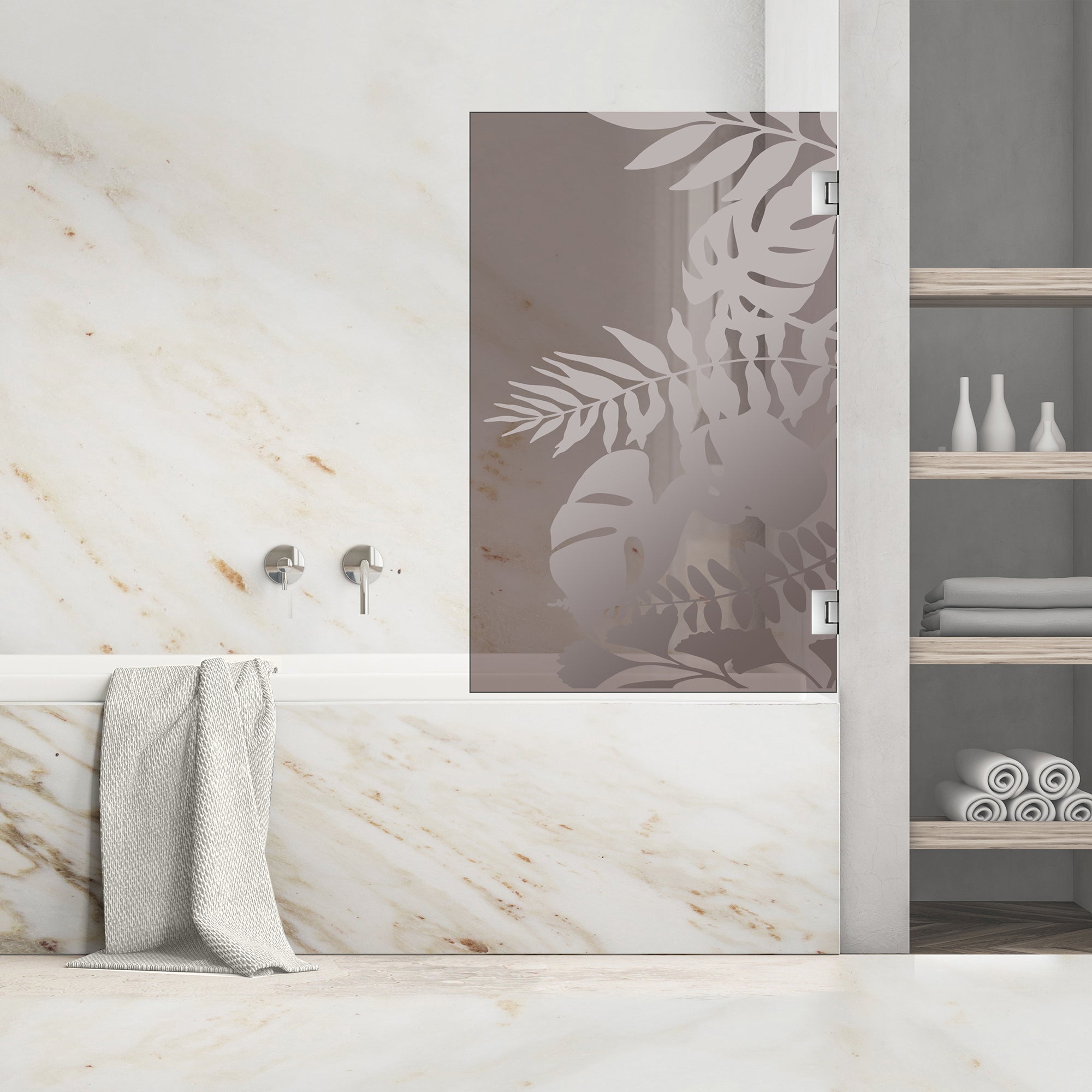 Bath screen, Bath screen Stainless steel