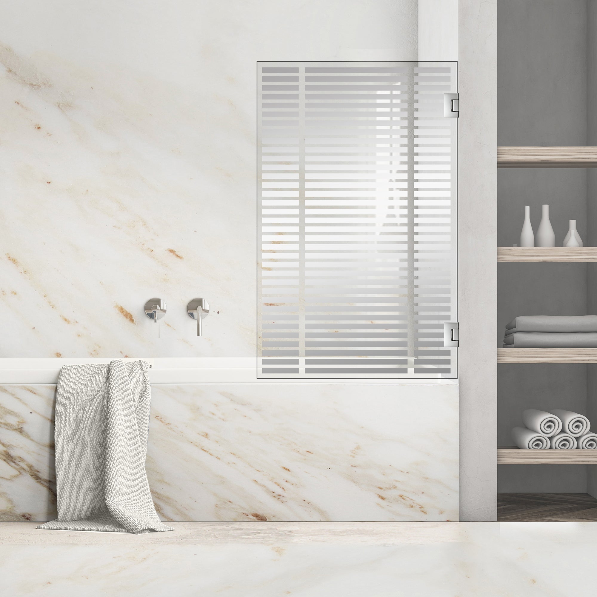 Bath screen, Bath screen Stainless steel