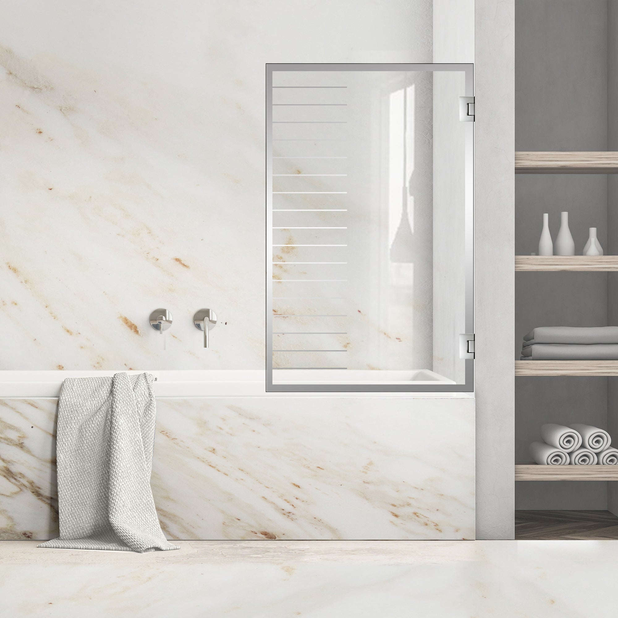 Bath screen, Bath screen Stainless steel