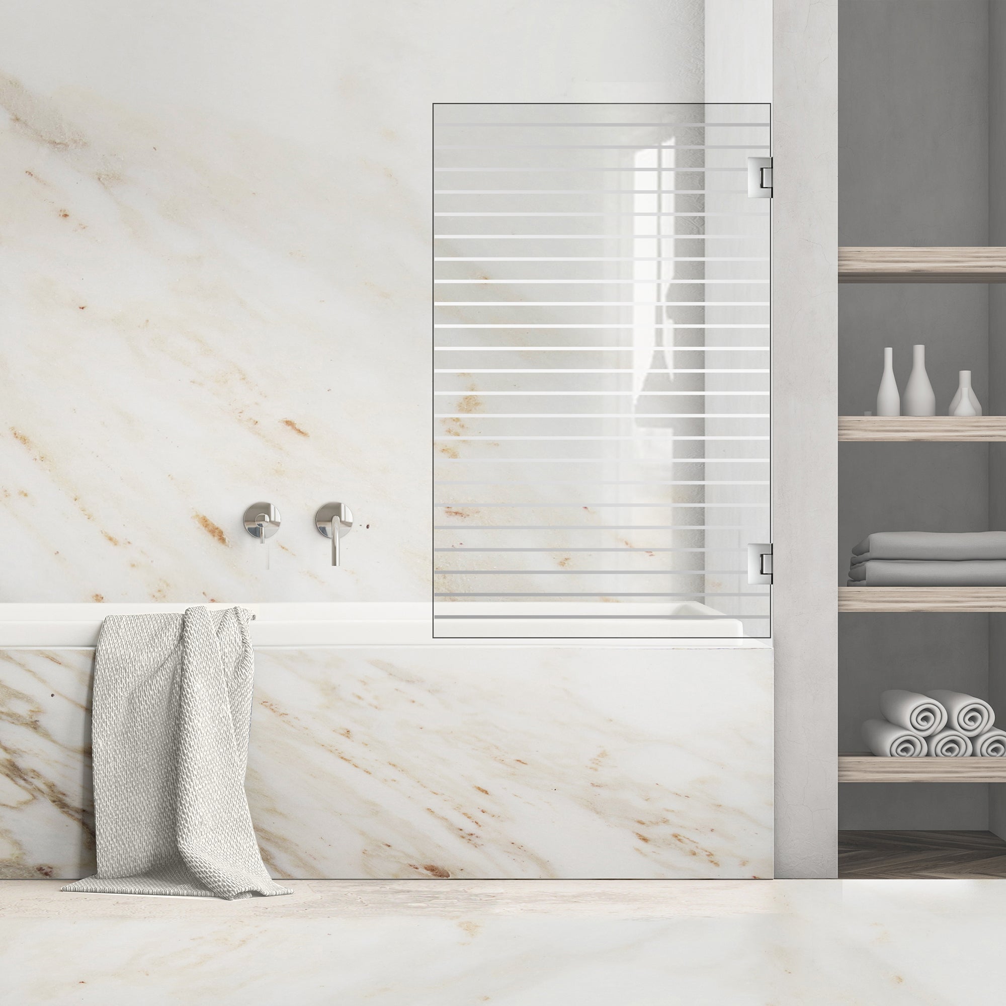 Bath screen, Bath screen Stainless steel