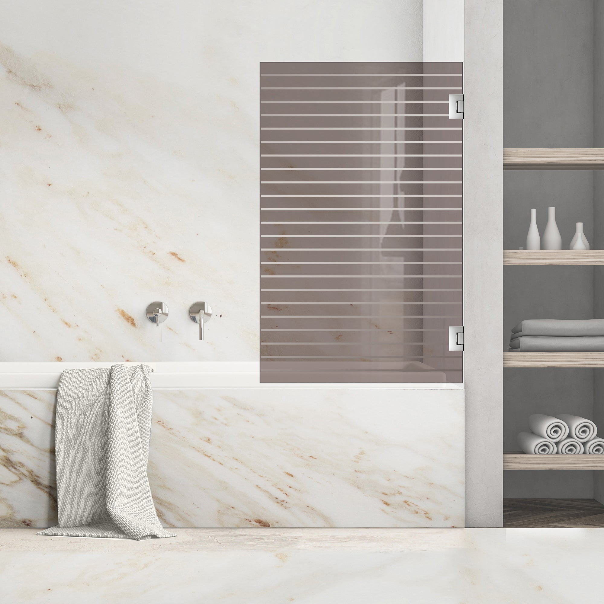Bath screen, Bath screen Stainless steel