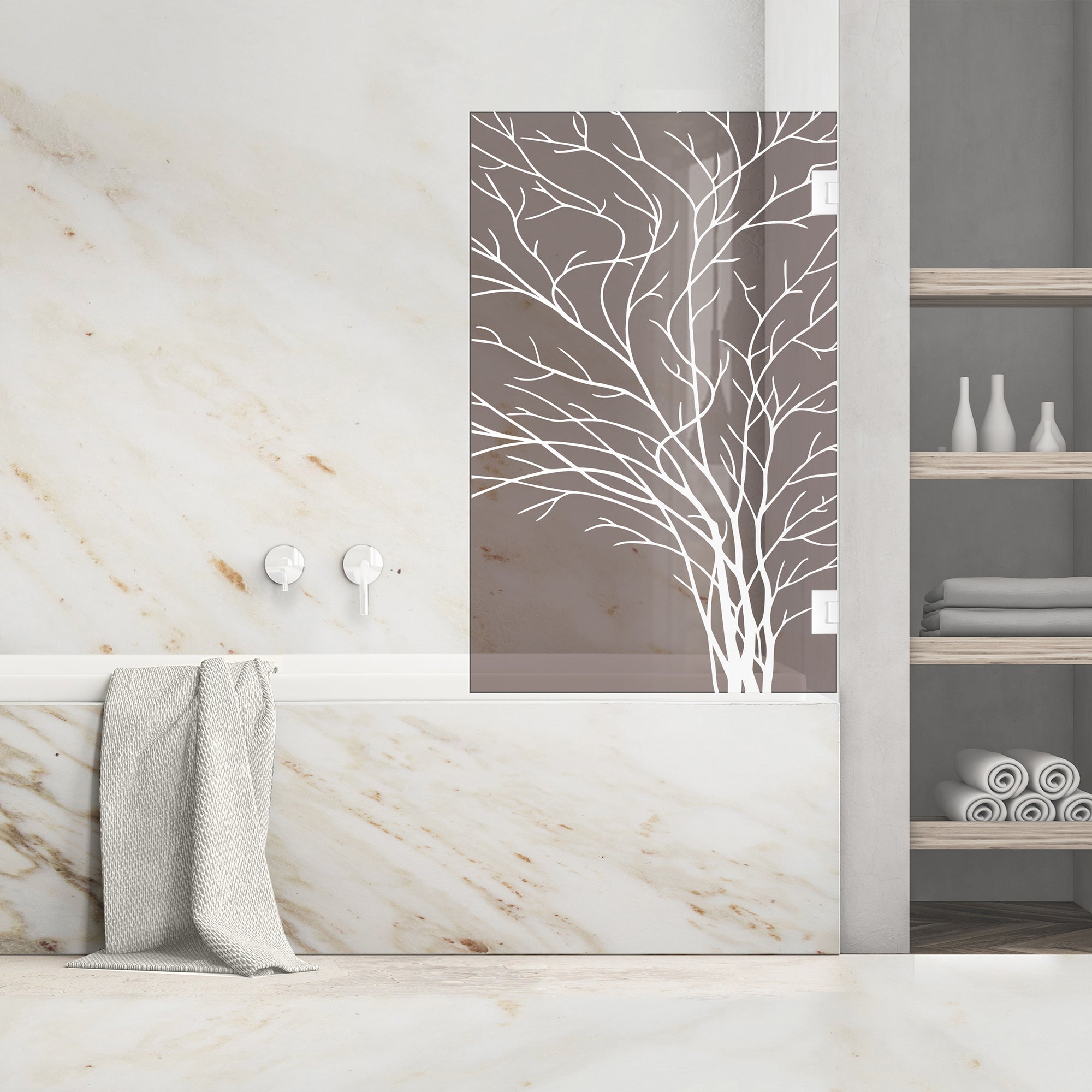 Bath screen, Bath screen Stainless steel