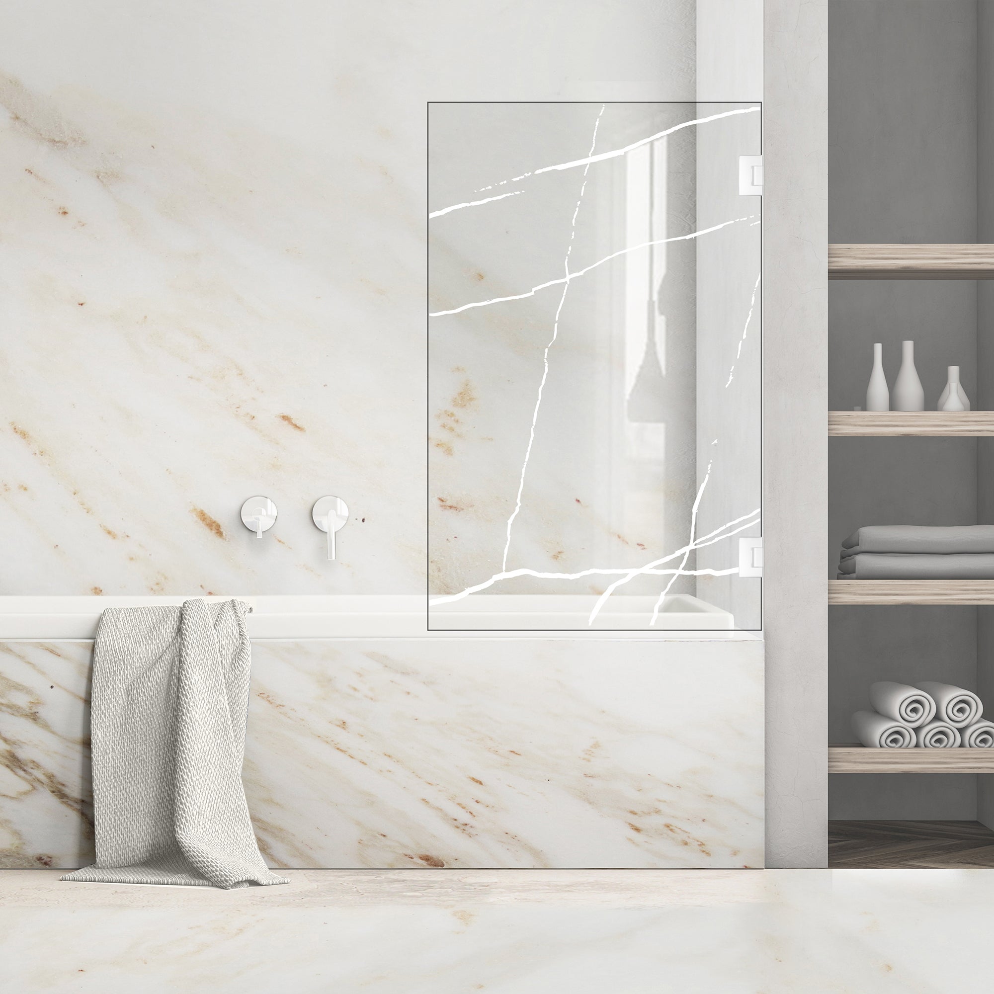 Bath screen, Bath screen Stainless steel