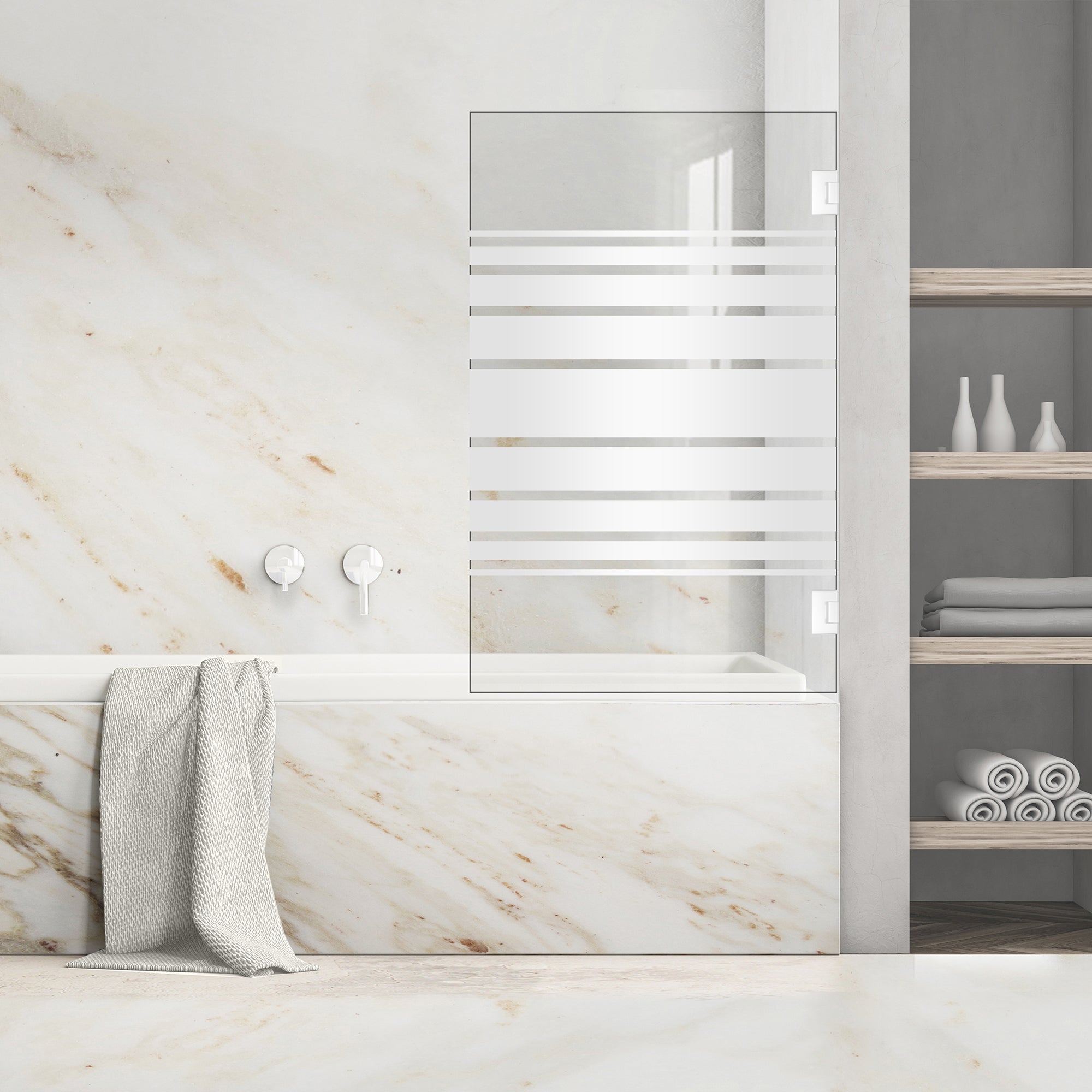 Bath screen, Bath screen Stainless steel