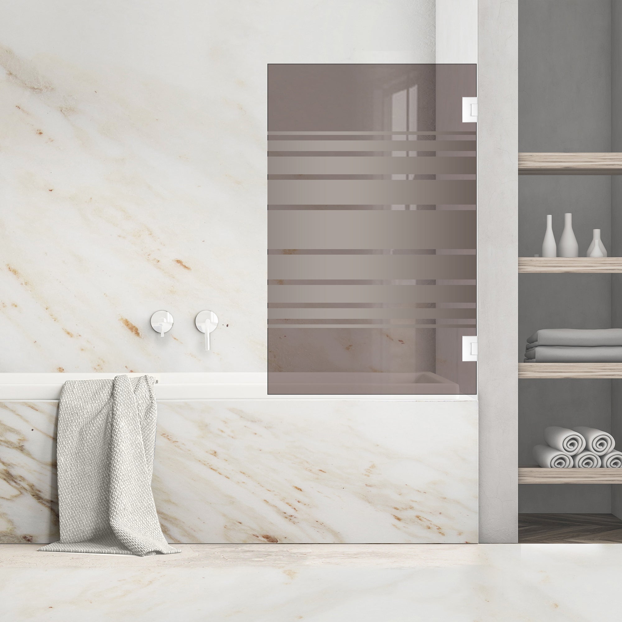 Bath screen, Bath screen Stainless steel