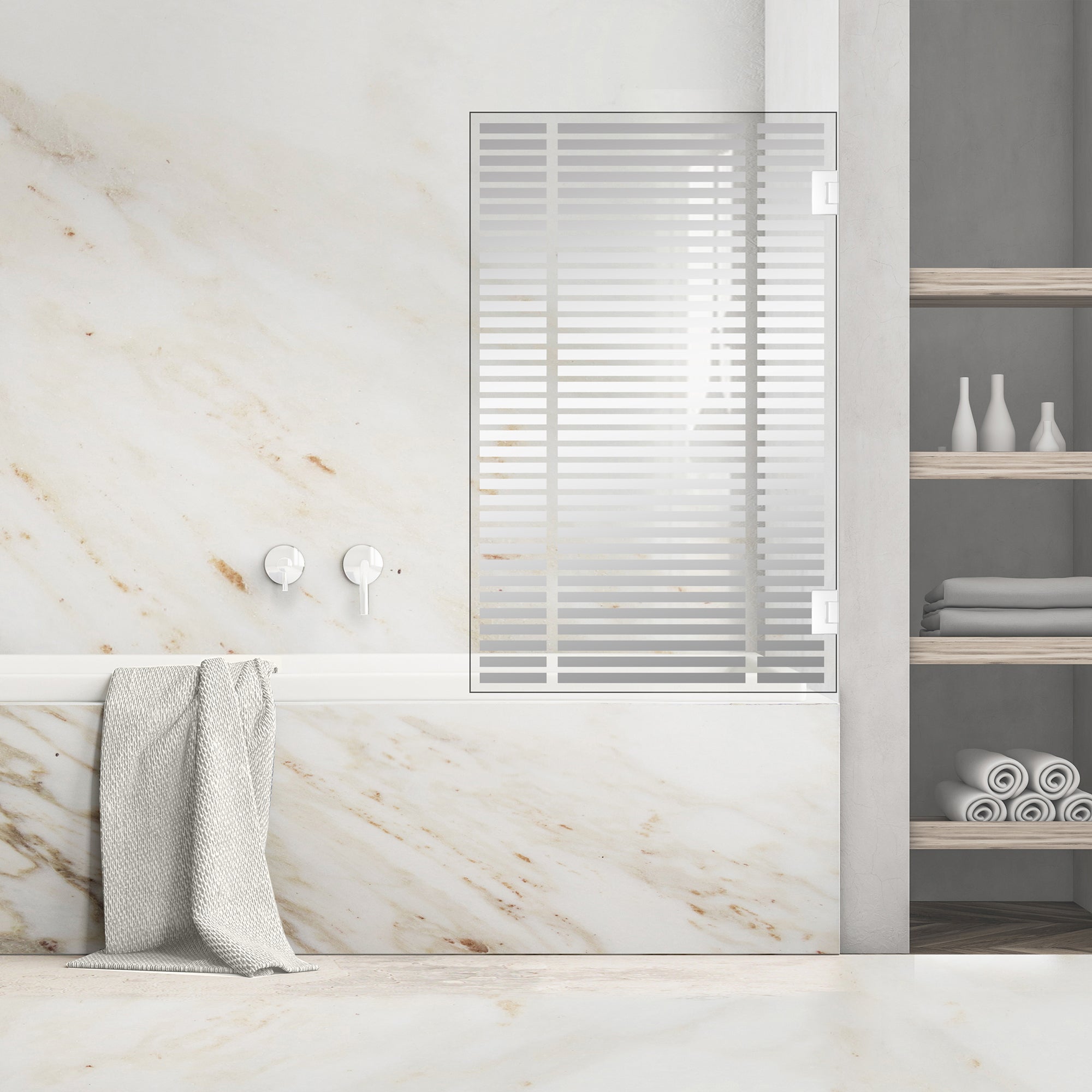 Bath screen, Bath screen Stainless steel