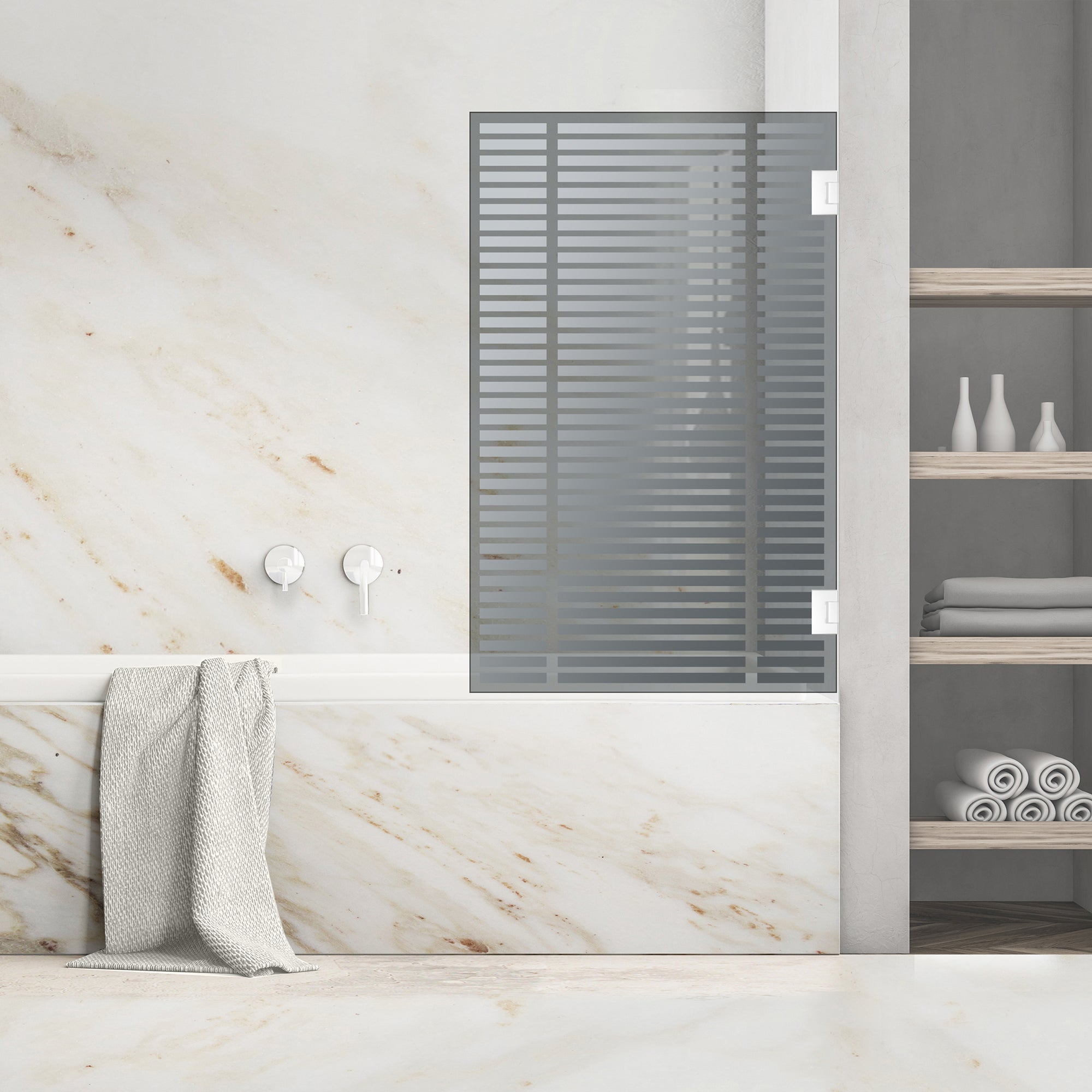 Bath screen, Bath screen Stainless steel