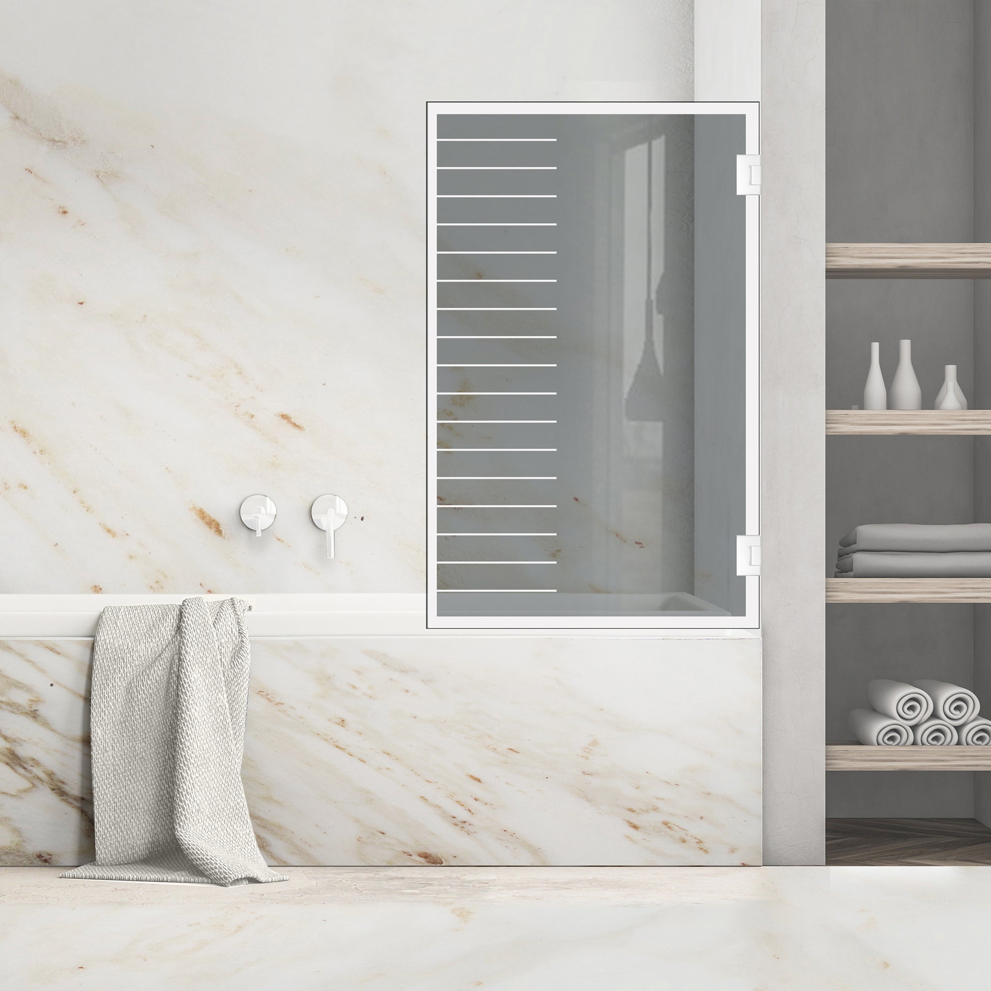 Bath screen, Bath screen Stainless steel