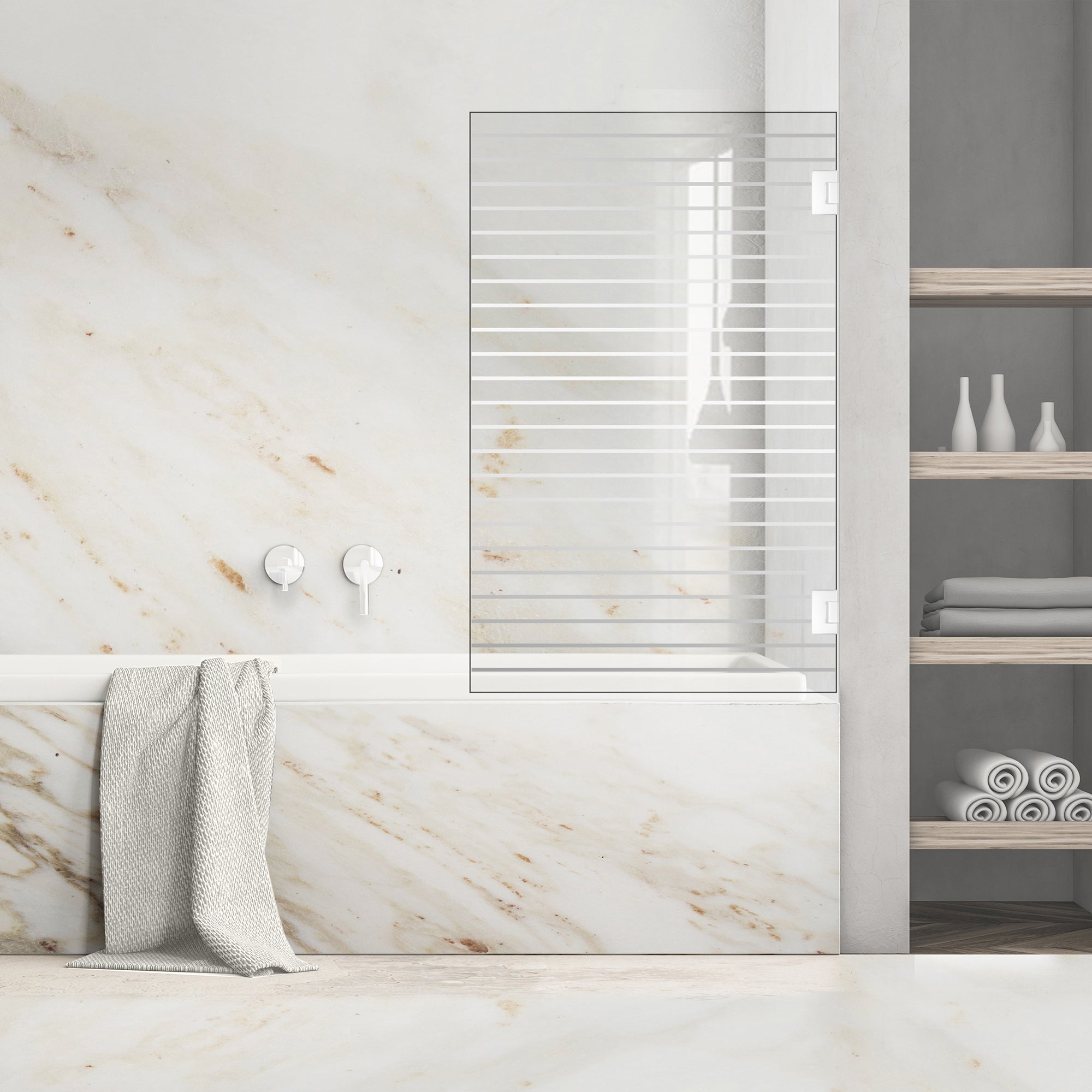 Bath screen, Bath screen Stainless steel