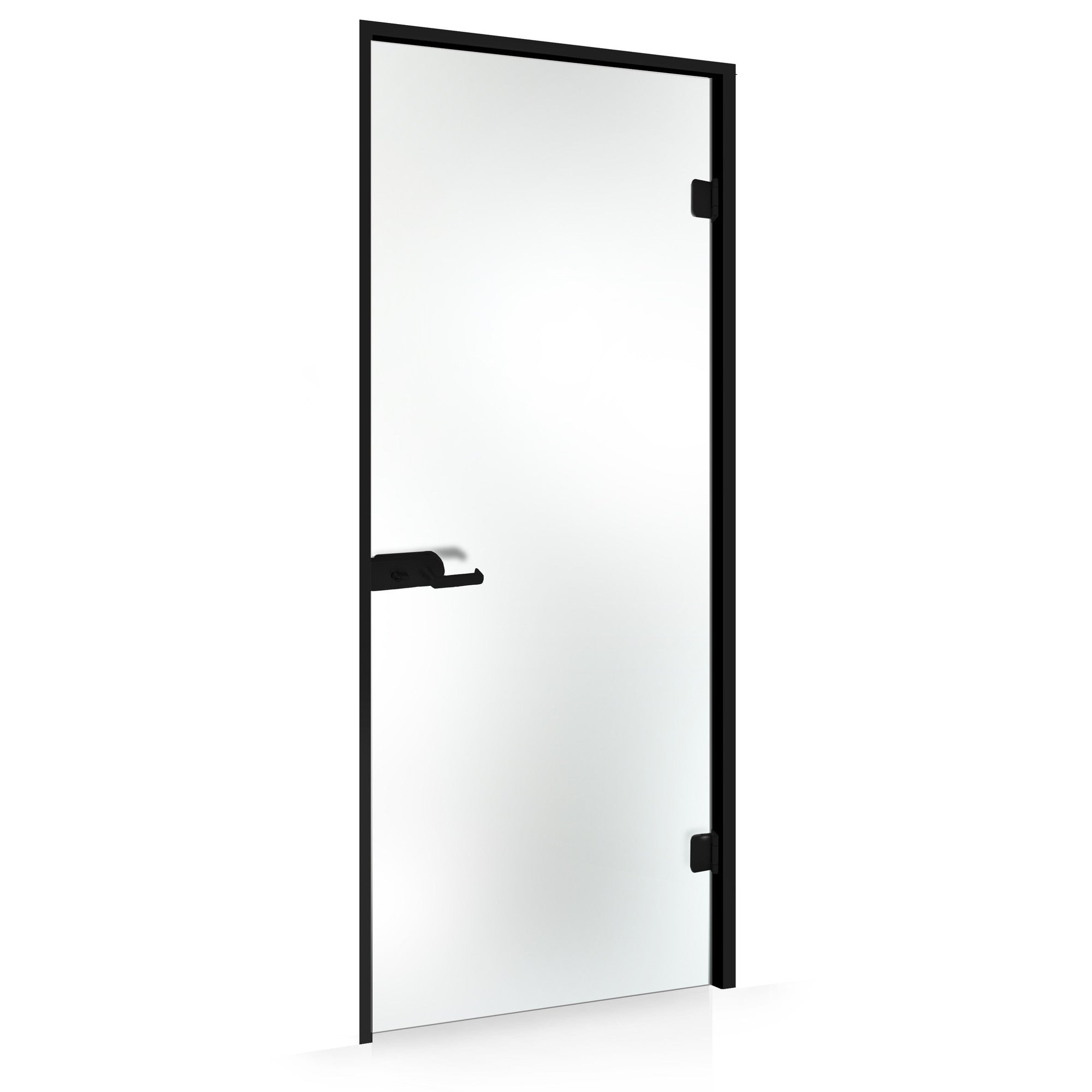 Framed glass door #Satin