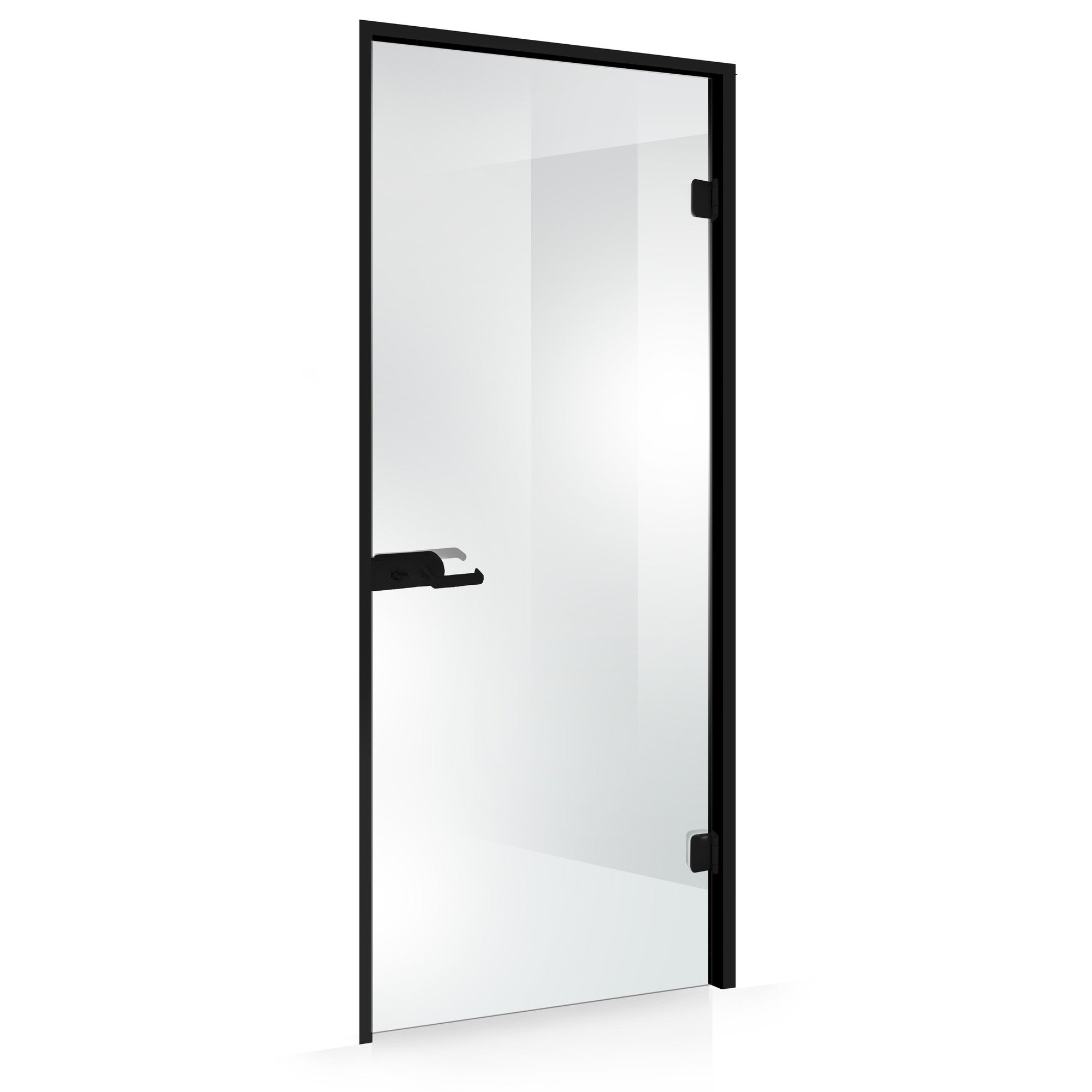 Framed glass door #Clear