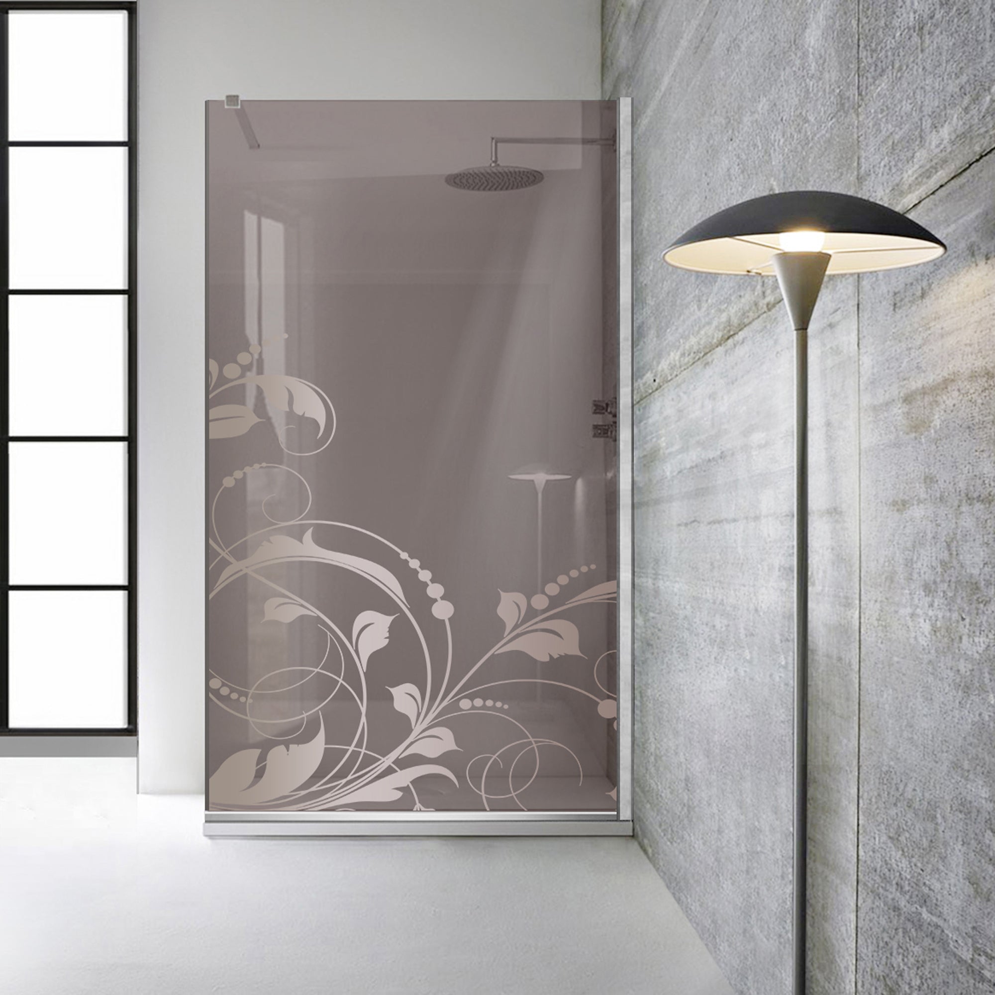 Shower Screens Walk-in, Shower wall Stainless steel, #Bronze #Bronze