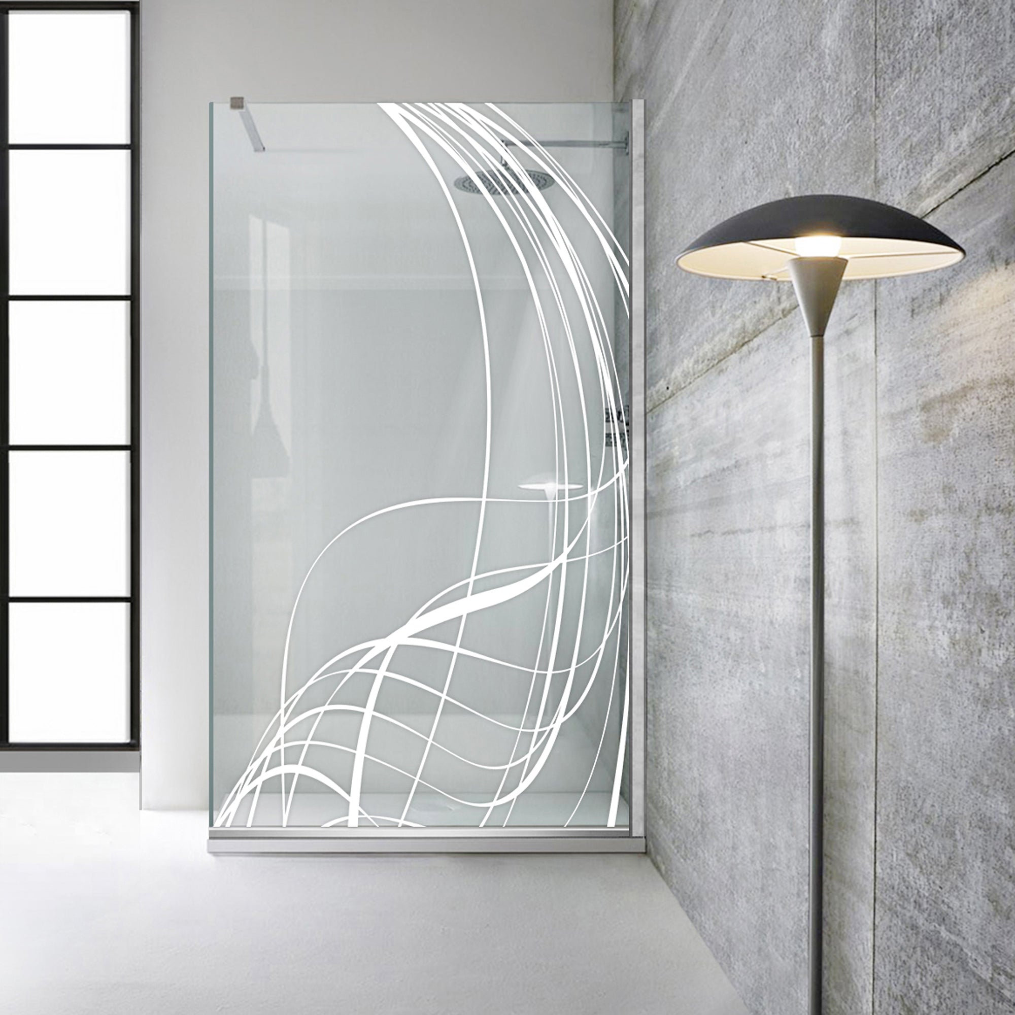 Shower Screens Walk-in, Shower wall Stainless steel, #Clear #Water-clear