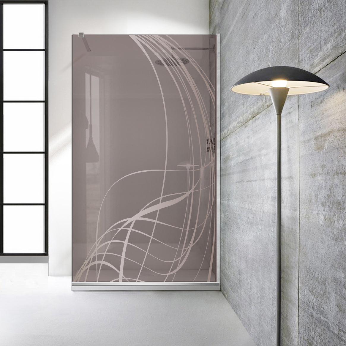 Shower Screens Walk-in, Shower wall Stainless steel, #Bronze #Bronze