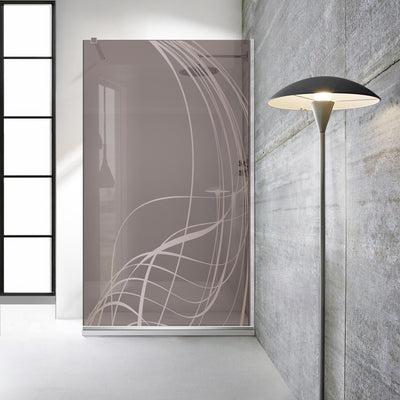 Shower Screens Walk-in, Shower wall Stainless steel, #Bronze #Bronze