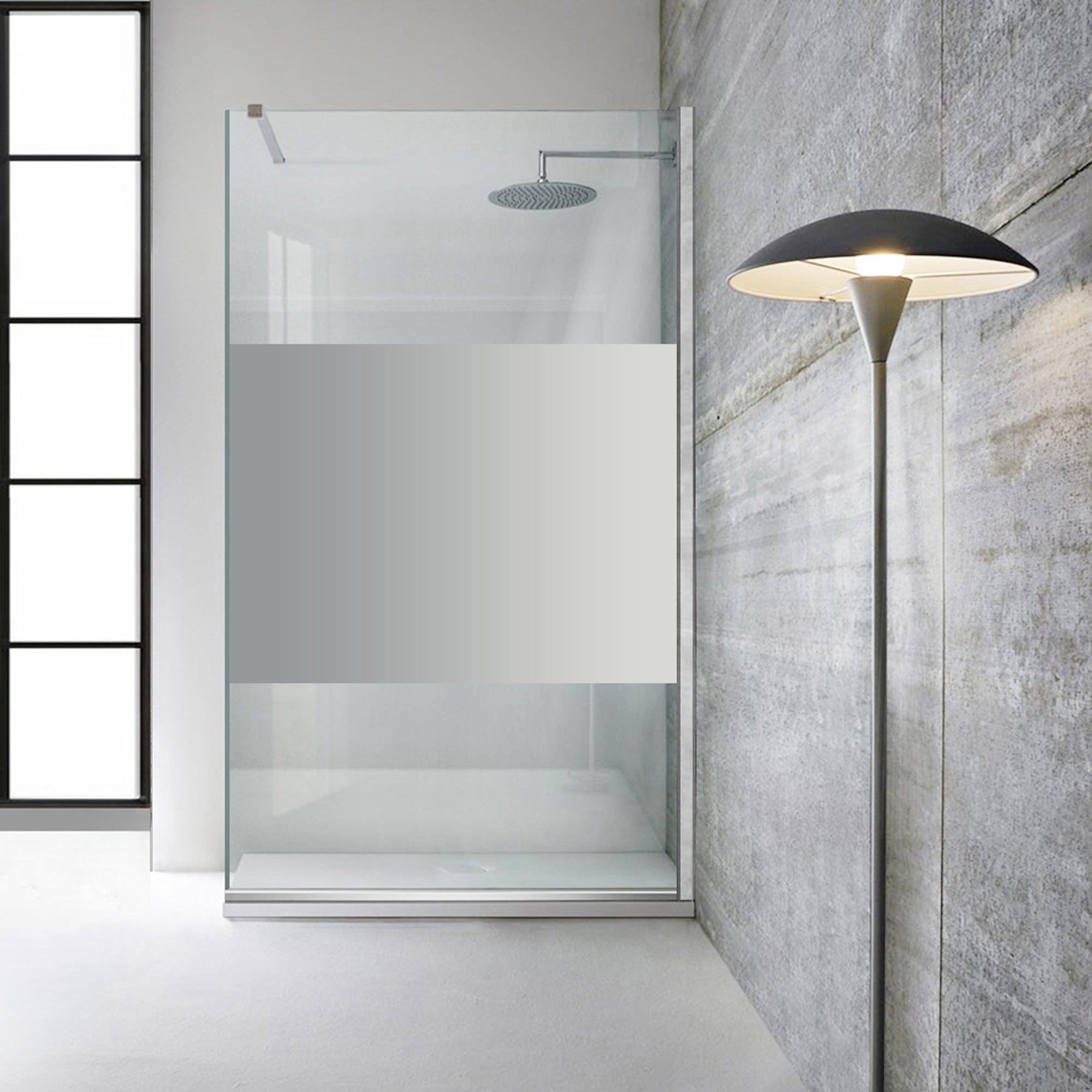 Shower Screens Walk-in, Shower wall Stainless steel, #Clear #Water-clear
