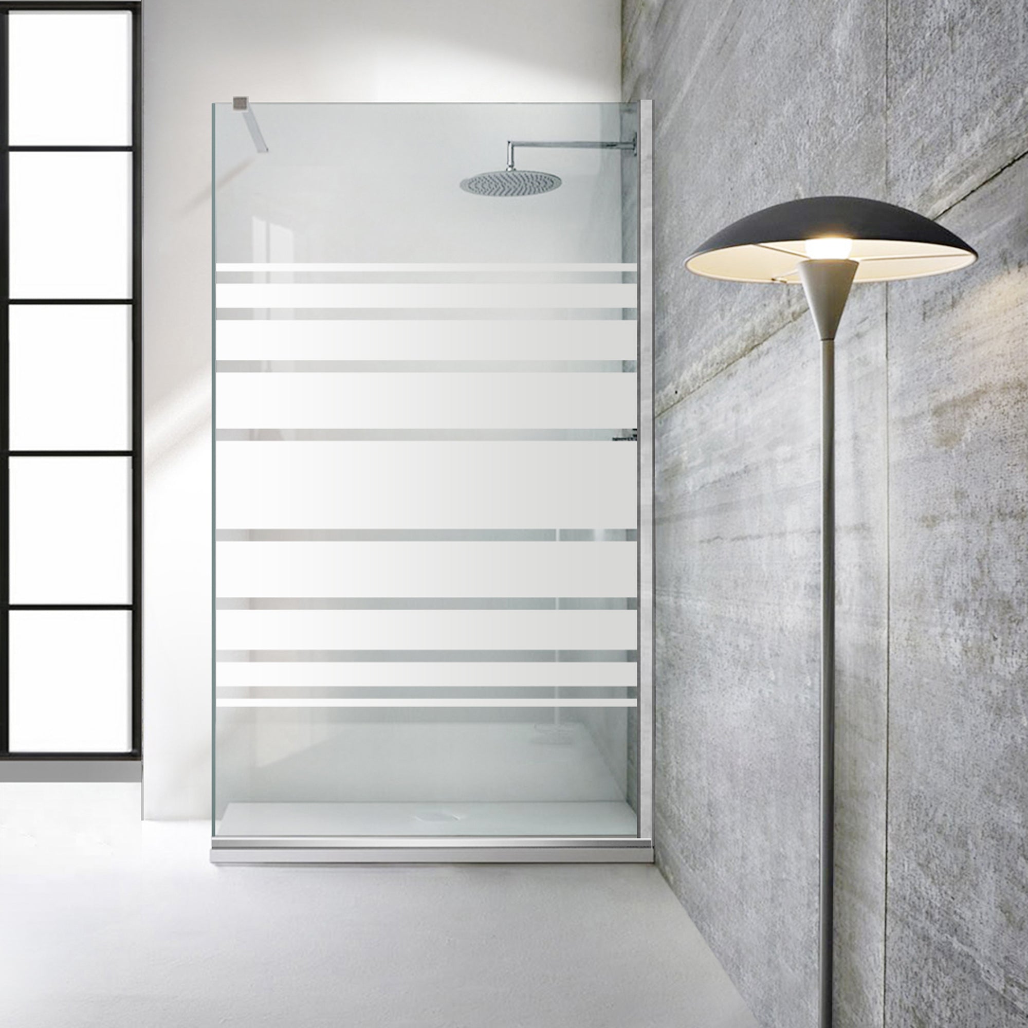 Shower Screens Walk-in, Shower wall Stainless steel, #Clear #Water-clear
