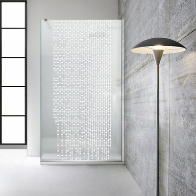 Paravan dus Walk-in, Perete dus  Inox, #Mata
