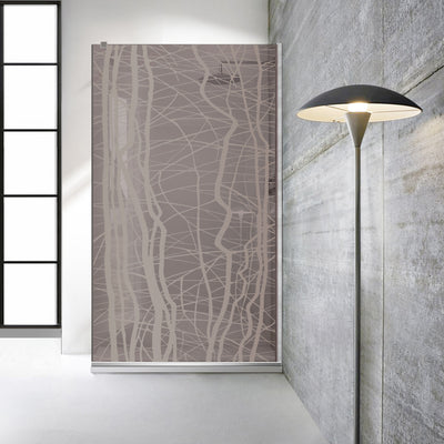 Shower Screens Walk-in, Shower wall Stainless steel, #Bronze #Bronze