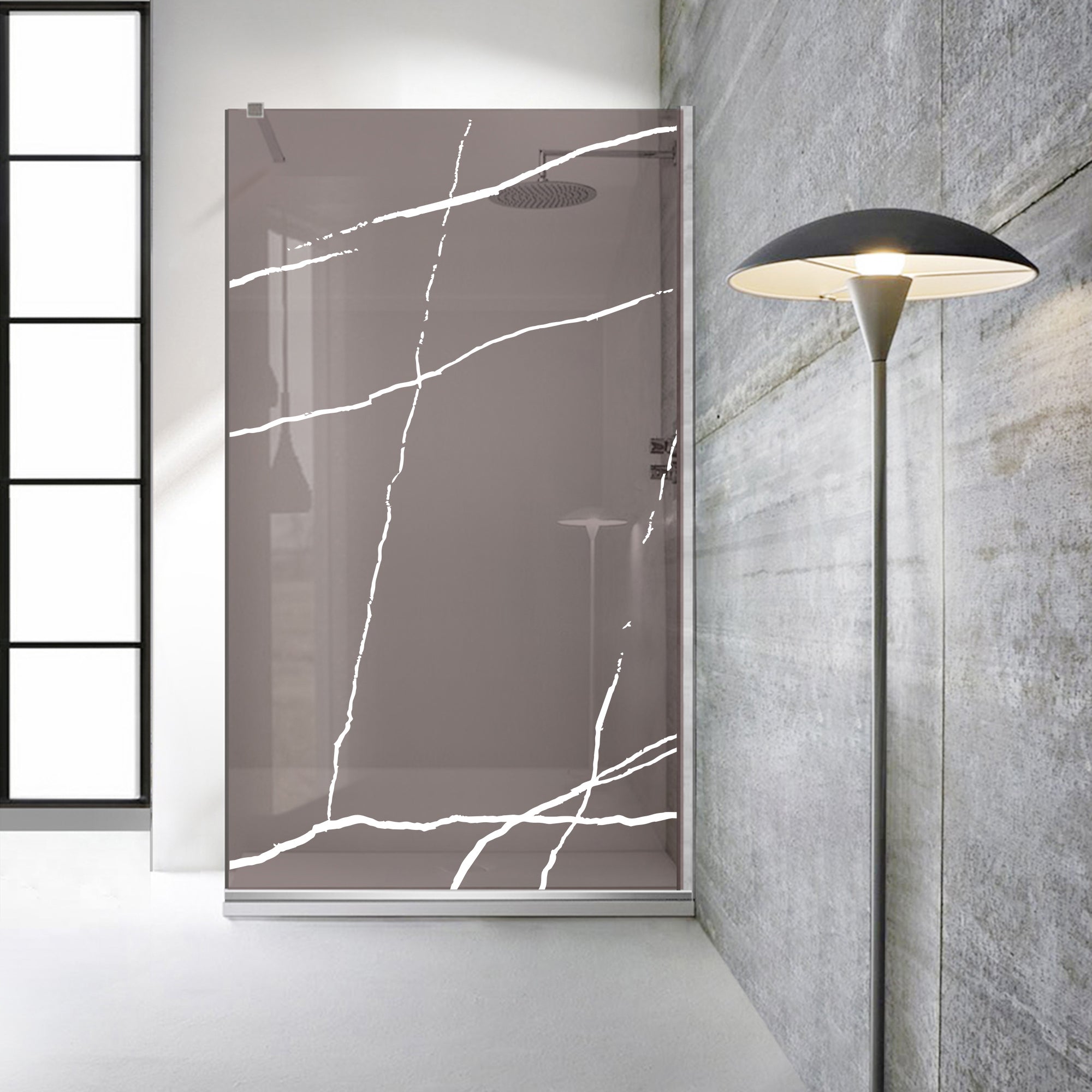 Shower Screens Walk-in, Shower wall Stainless steel, #Bronze #Bronze