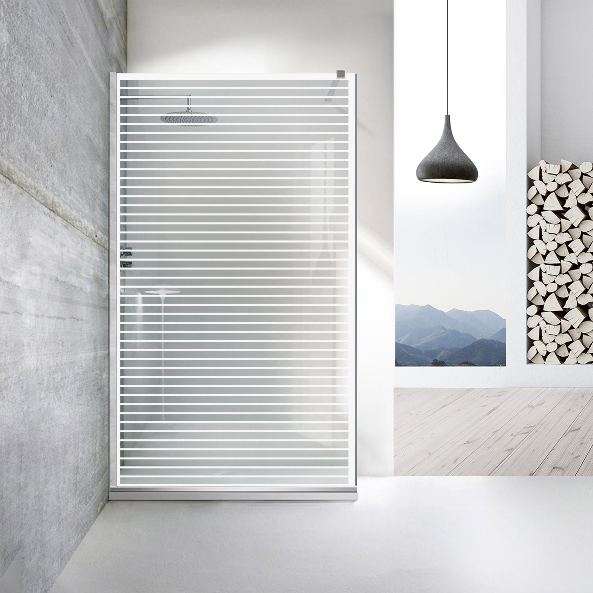 Shower Screens Walk-in, Shower wall Stainless steel, #Clear #Water-clear