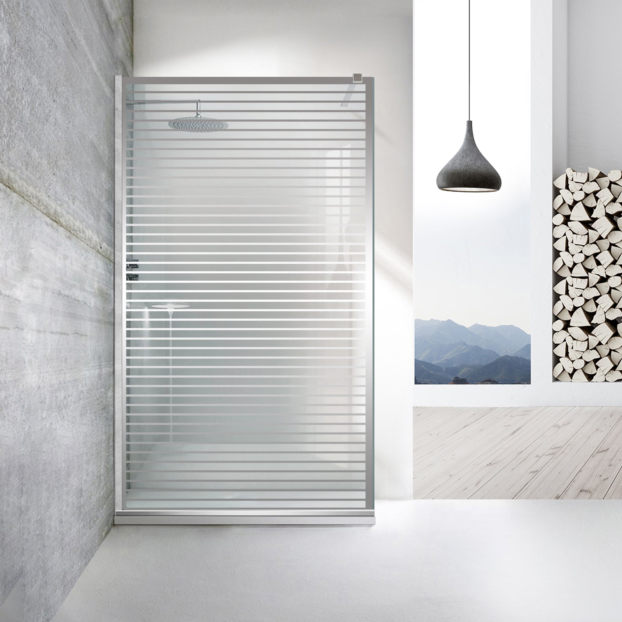 Shower Screens Walk-in, Shower wall Stainless steel, #Clear #Water-clear