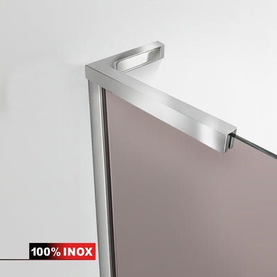 Shower Screens Walk-in, Shower wall Stainless steel, #Bronze #Bronze